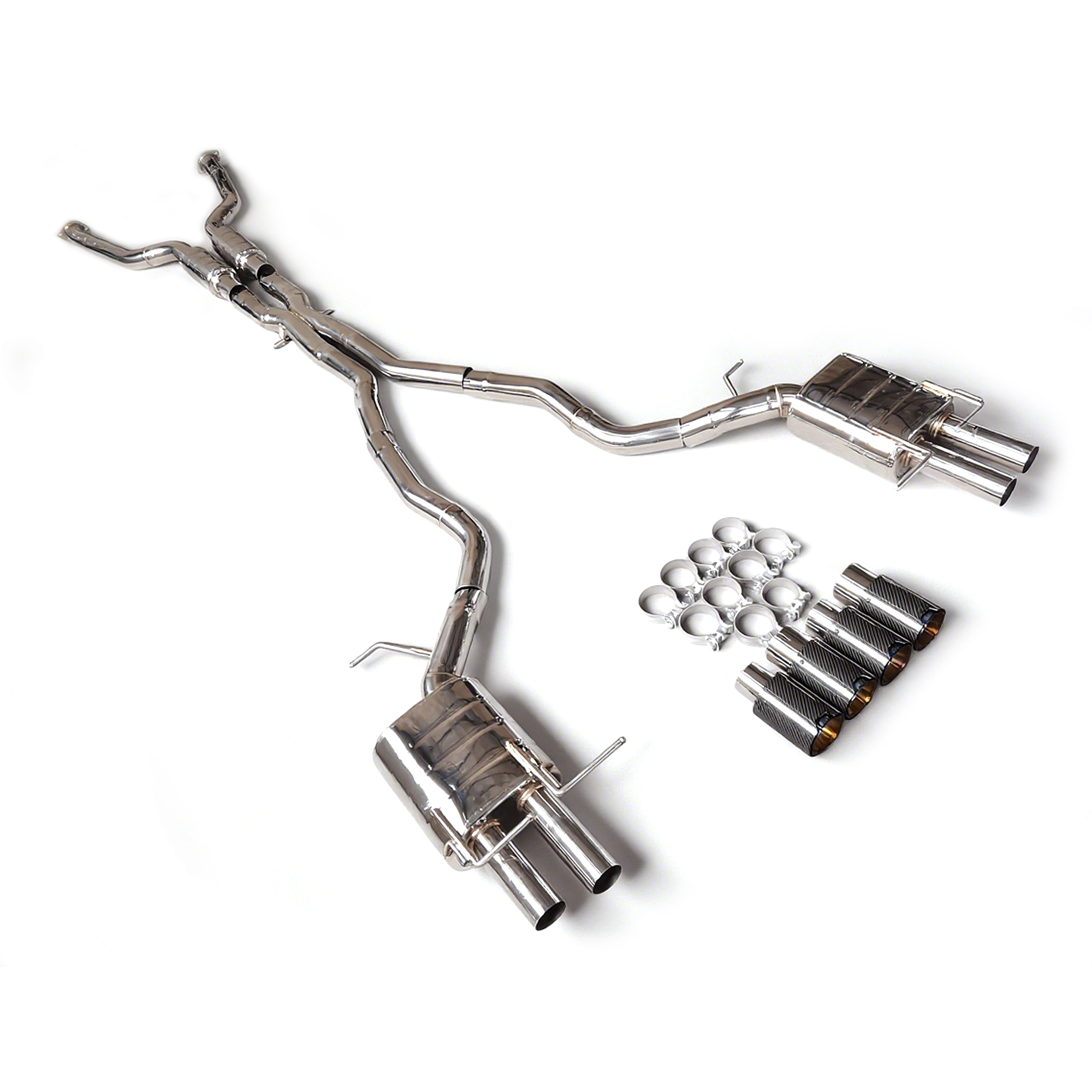 1 For BMW M5 E60 E61 catback SUS304 Variable Exhaust Valve with Controller - Image 1