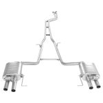 For BMW 5 Series F10 Sedan 2010-1017 catback SUS304 Variable Exhaust Valve with Controller