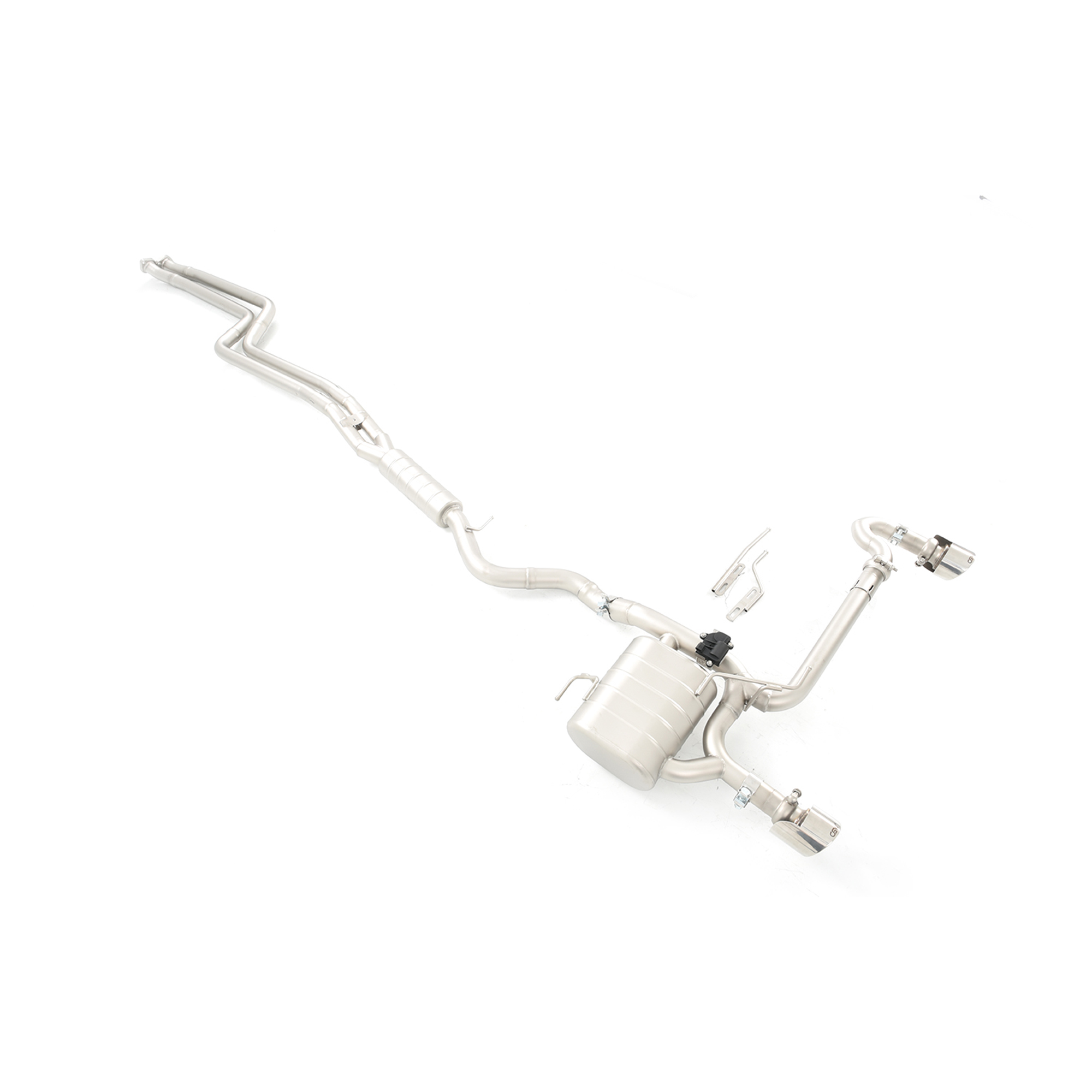 2000X2000_0008_宝马 325 E90 中尾 9 For BMW 325i E90 catback SUS304 Variable Exhaust Valve with Controller Dual-side single outlet - Image 1