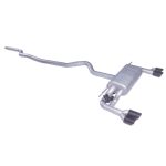 For BMW 328i F30 F35 F36 N26 2013~2018 SUS304 catback Variable Exhaust Valve with Controller