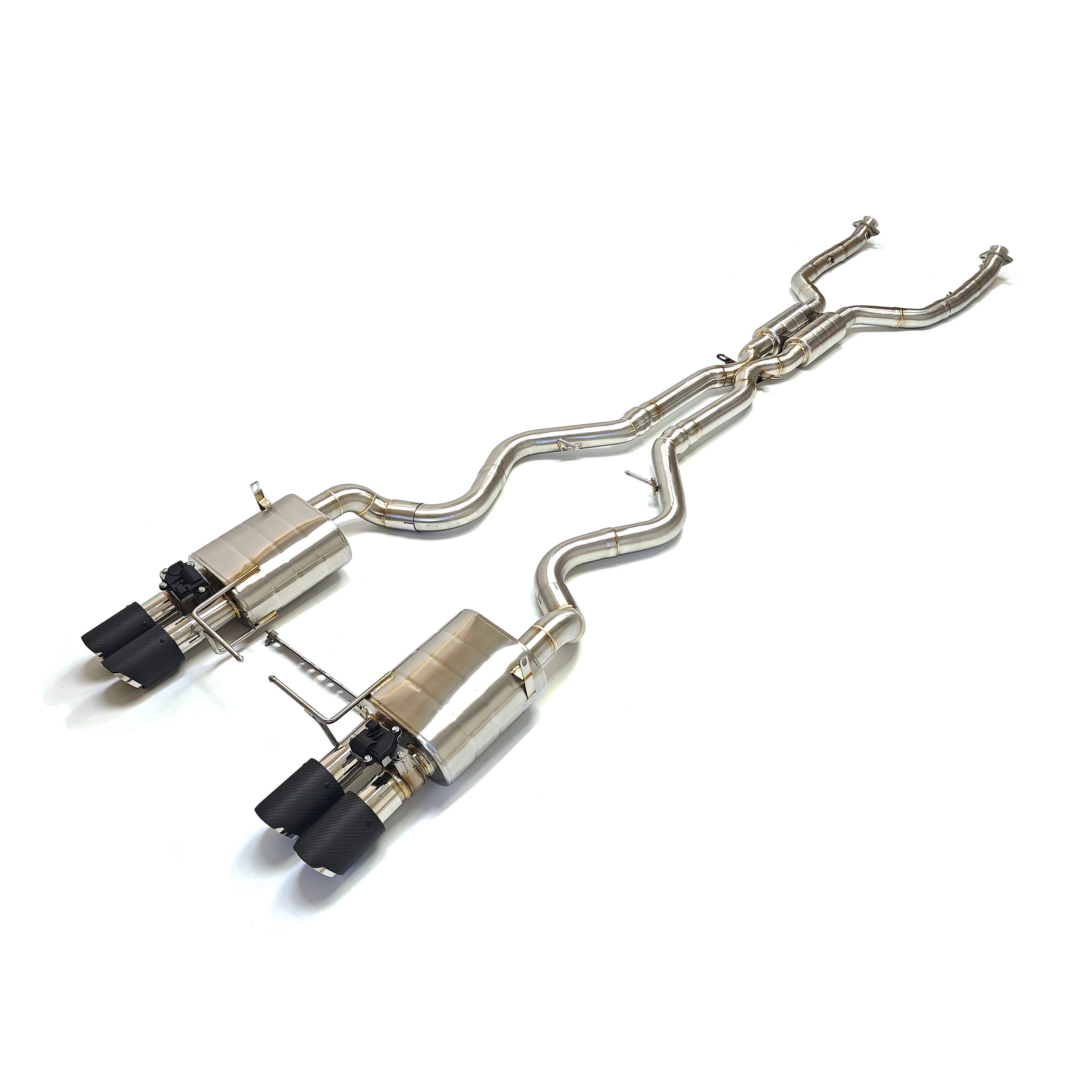 6 For BMW M3 E92 4.0 2010 catback SUS304 Variable Exhaust Valve with Controller - Image 1