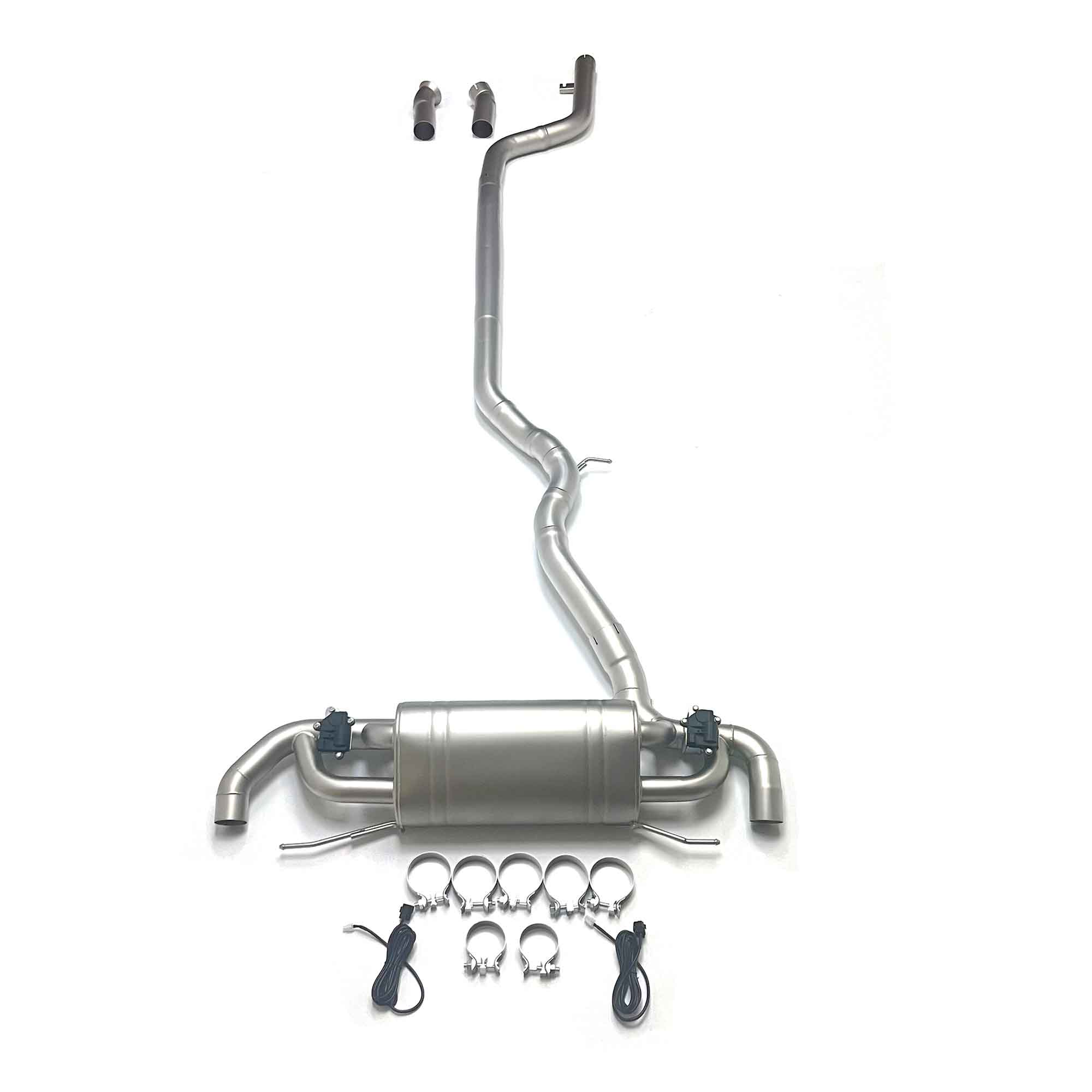 web (3) For BMW 330E 3-Series PHEV 2.0 SUS304 catback Variable Exhaust Valve with Controller - Image 1