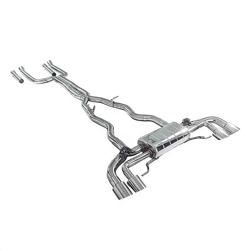 web1 For BMW M550i G30 4.4T SUS304 catback Variable Exhaust Valve with Controller - Image 1