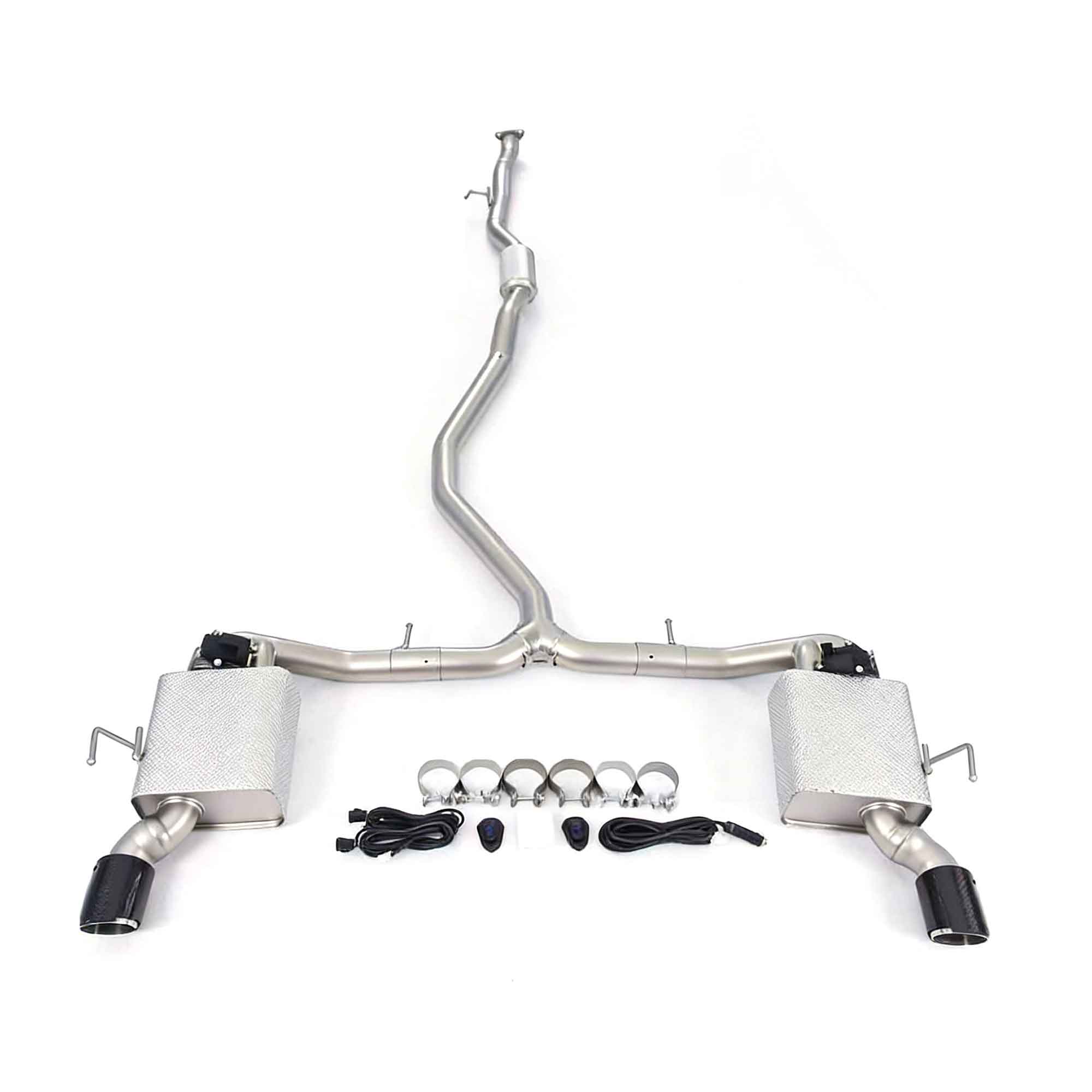 web1 CYT Performance Exhaust for Honda Civic 11 1.5T catback SUS304 Variable Exhaust Valve with Controller - Image 1