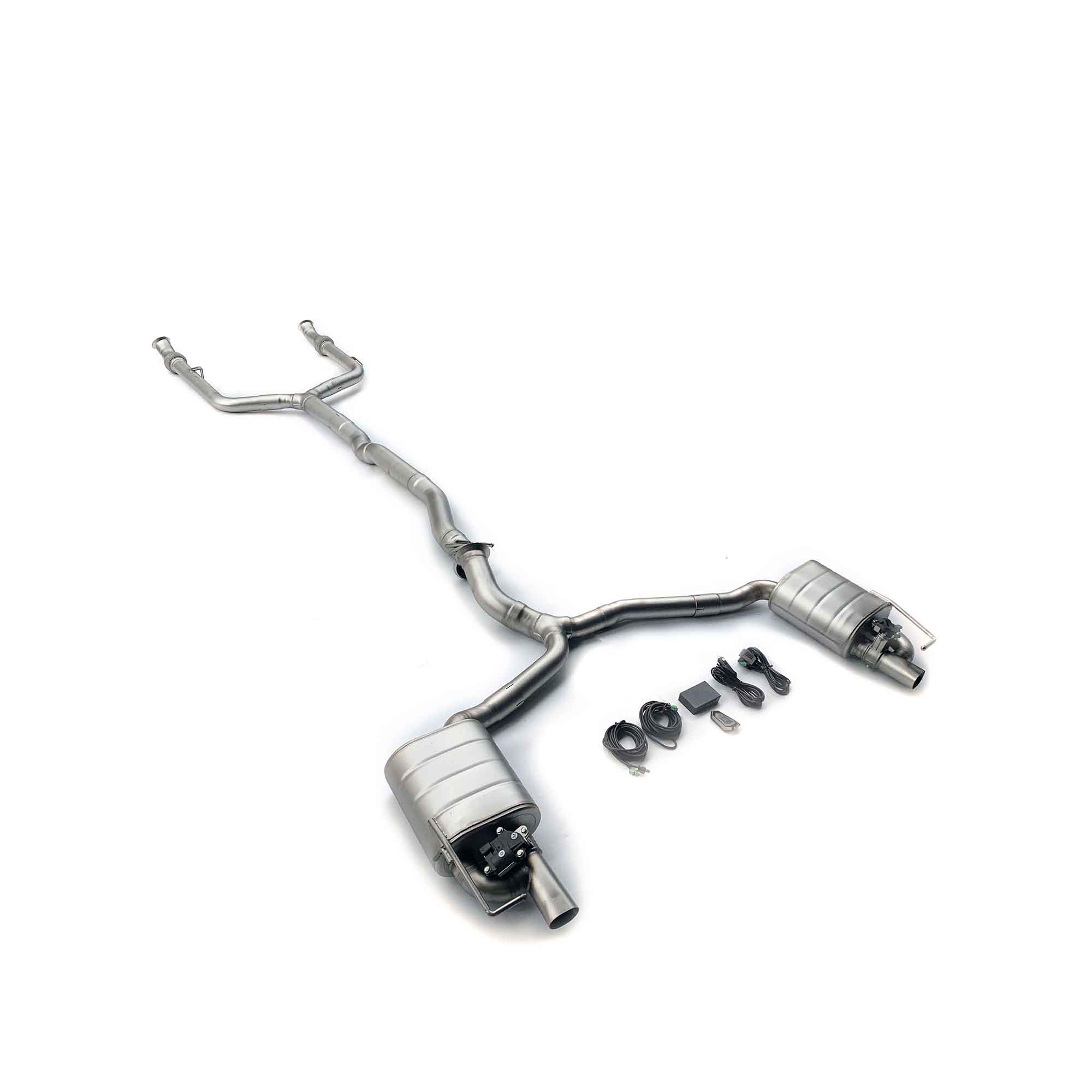 web1 CYT Performance Exhaust for Mercedes BENZ AMG C43 catback SUS304 Variable Exhaust Valve with Controller - Image 1