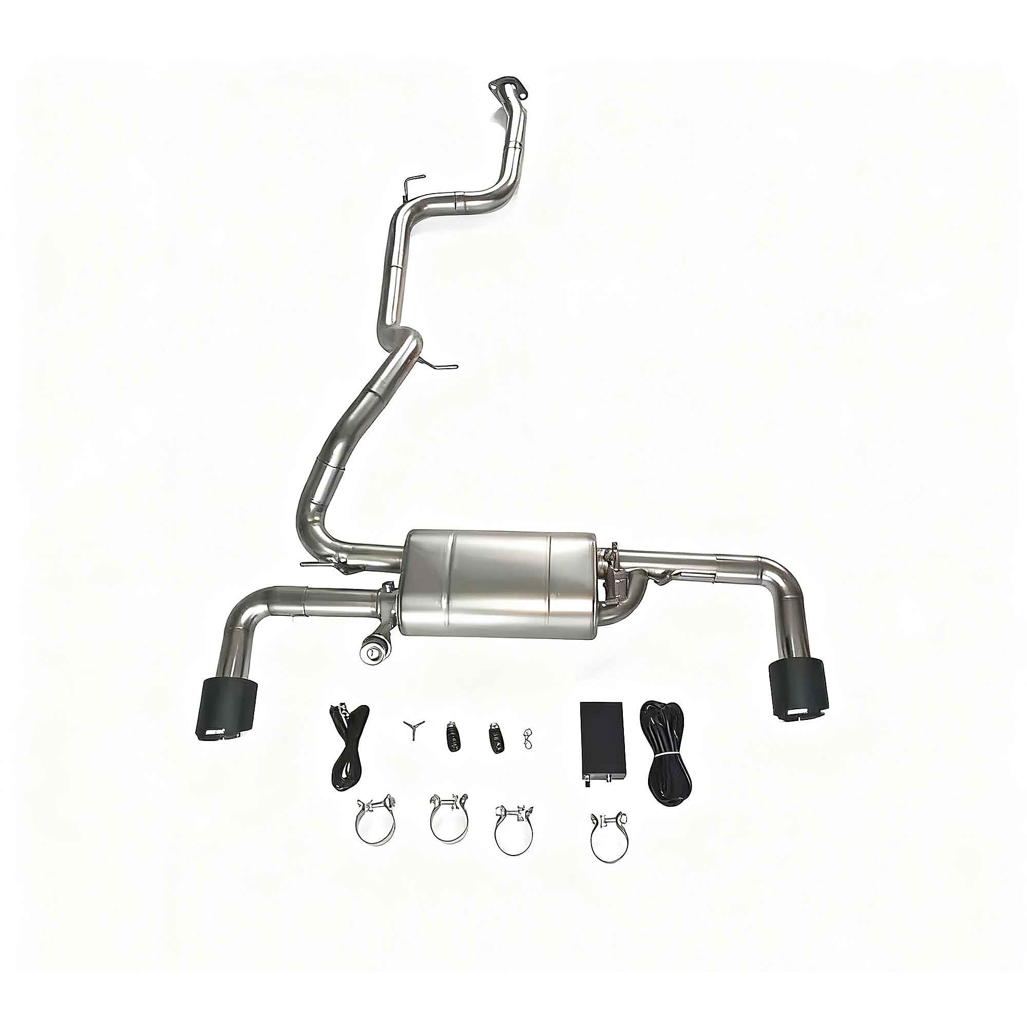 web1 CYT Performance Exhaust for Volvo V40 catback SUS304 Variable Exhaust Valve with Controller - Image 1