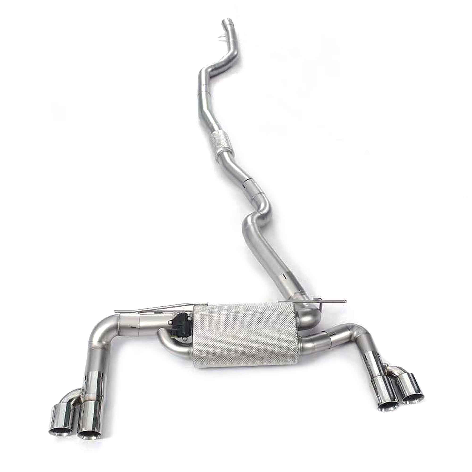 web1 For BMW 330i F30 2.0T 2015-2021 SUS304 catback Variable Exhaust Valve with Controller - Image 1