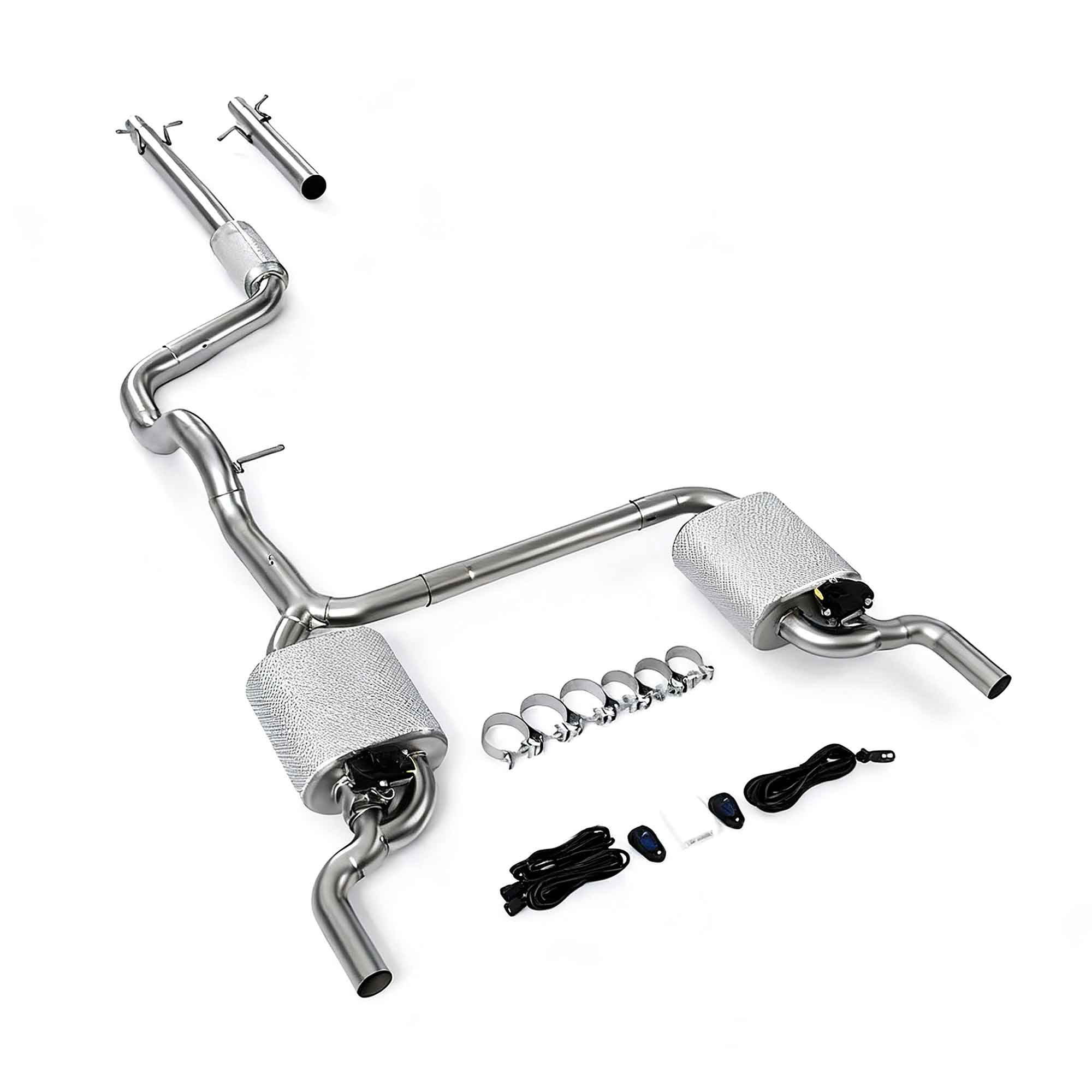 web2 CYT Performance Exhaust for VW Lavida (2013) 1.4 1.6 catback SUS304 Variable Exhaust Valve with Controller - Image 1