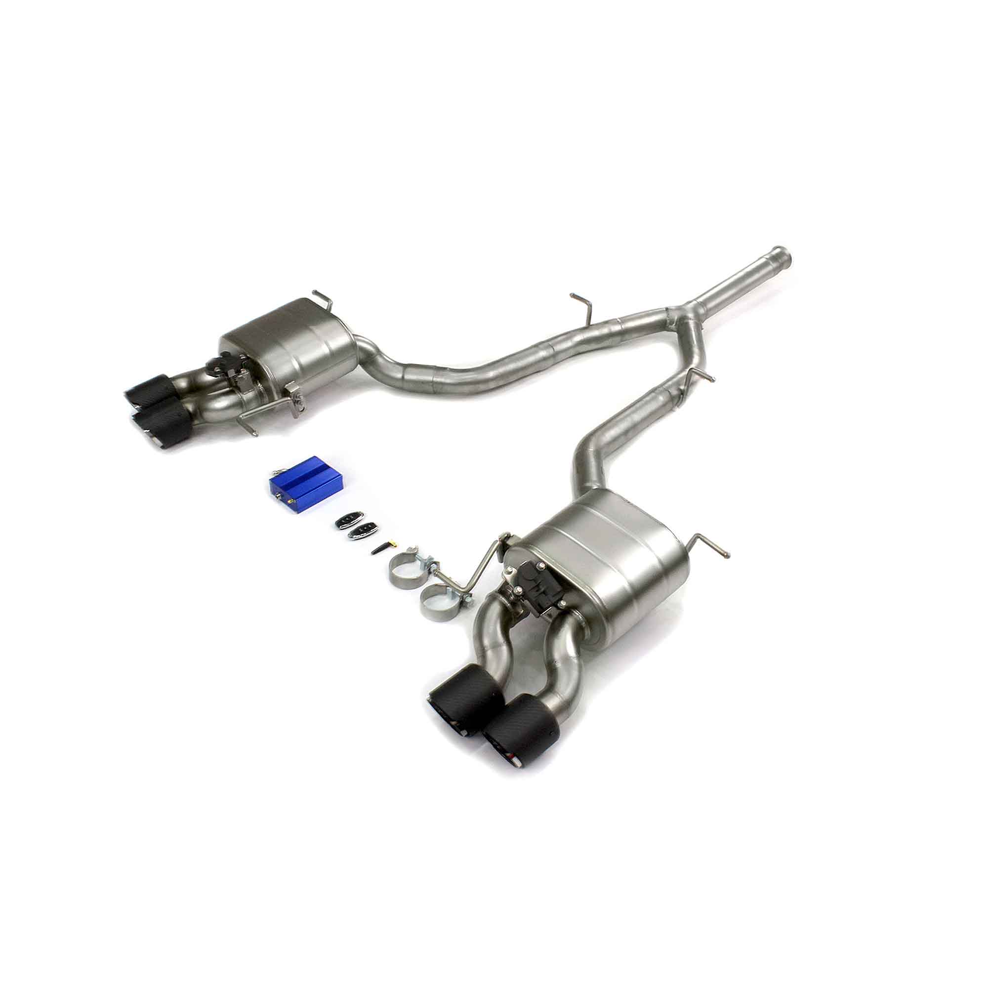 web3 CYT Performance Exhaust for BENZ SLK200 catback SUS304 Variable Exhaust Valve with Controller - Image 1