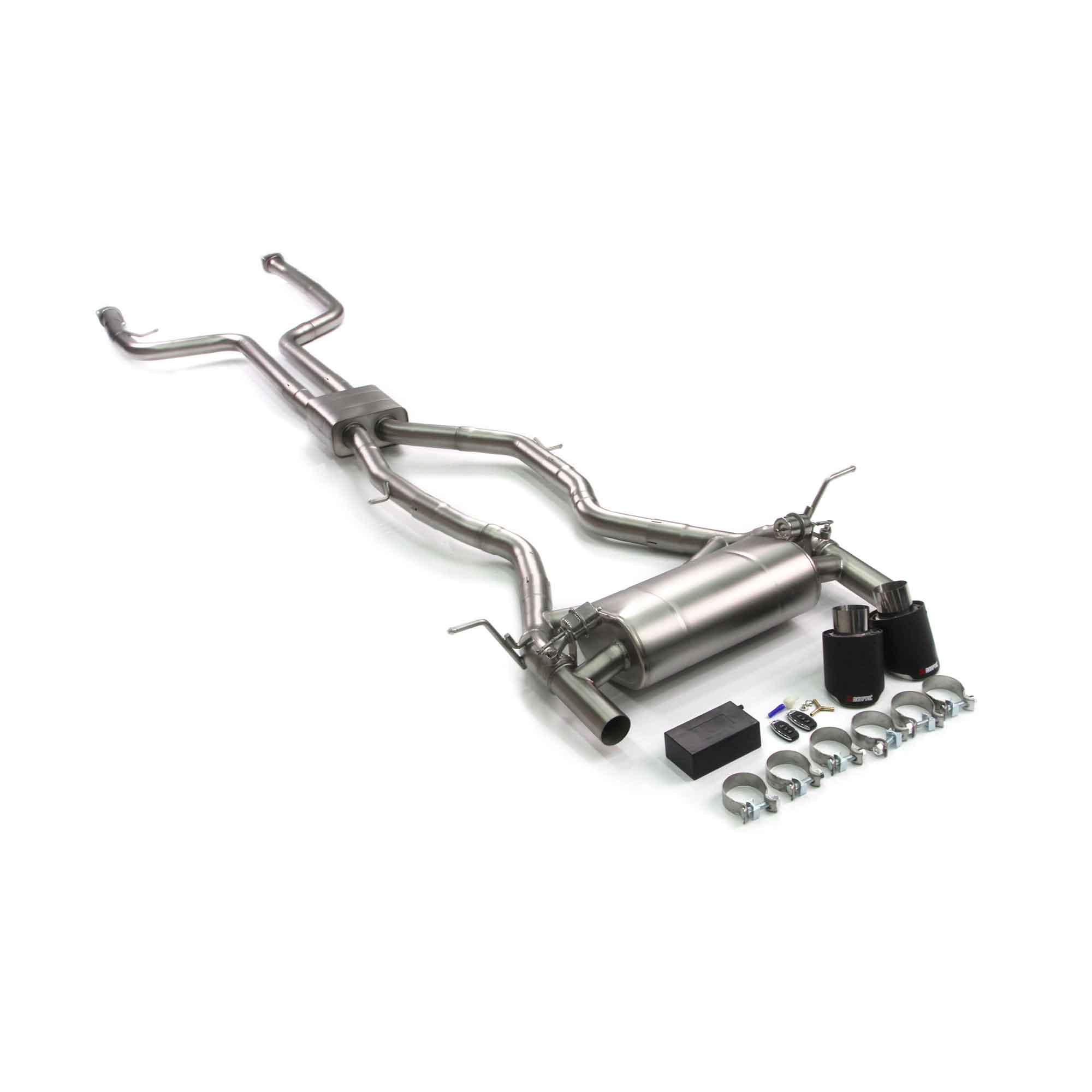 web3 For BMW M3 M4 F80 catback SUS304 Variable Exhaust Valve with Controller - Image 1