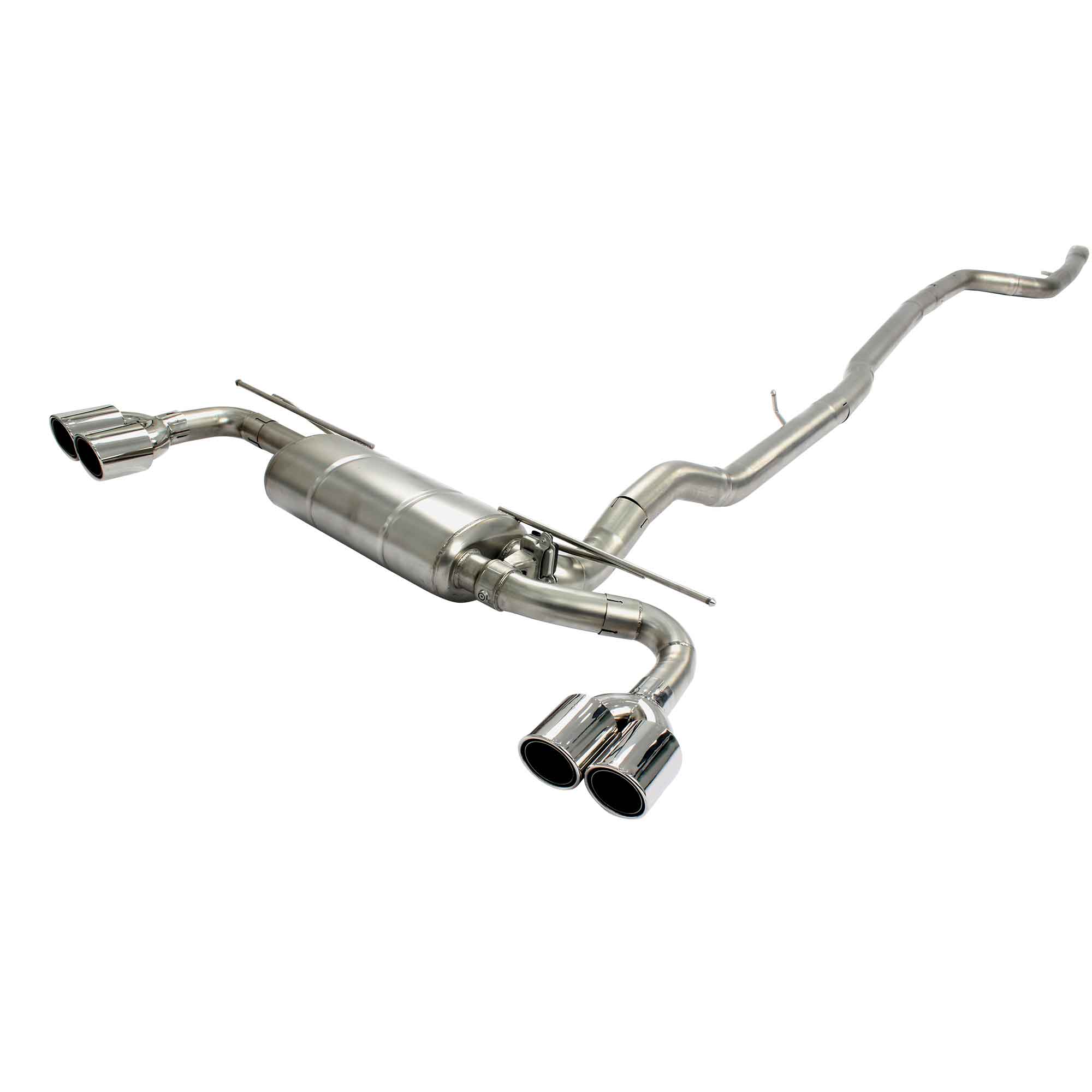 web3 For BMW 5 Series G38 catback SUS304 Variable Exhaust Valve with Controller - Image 1