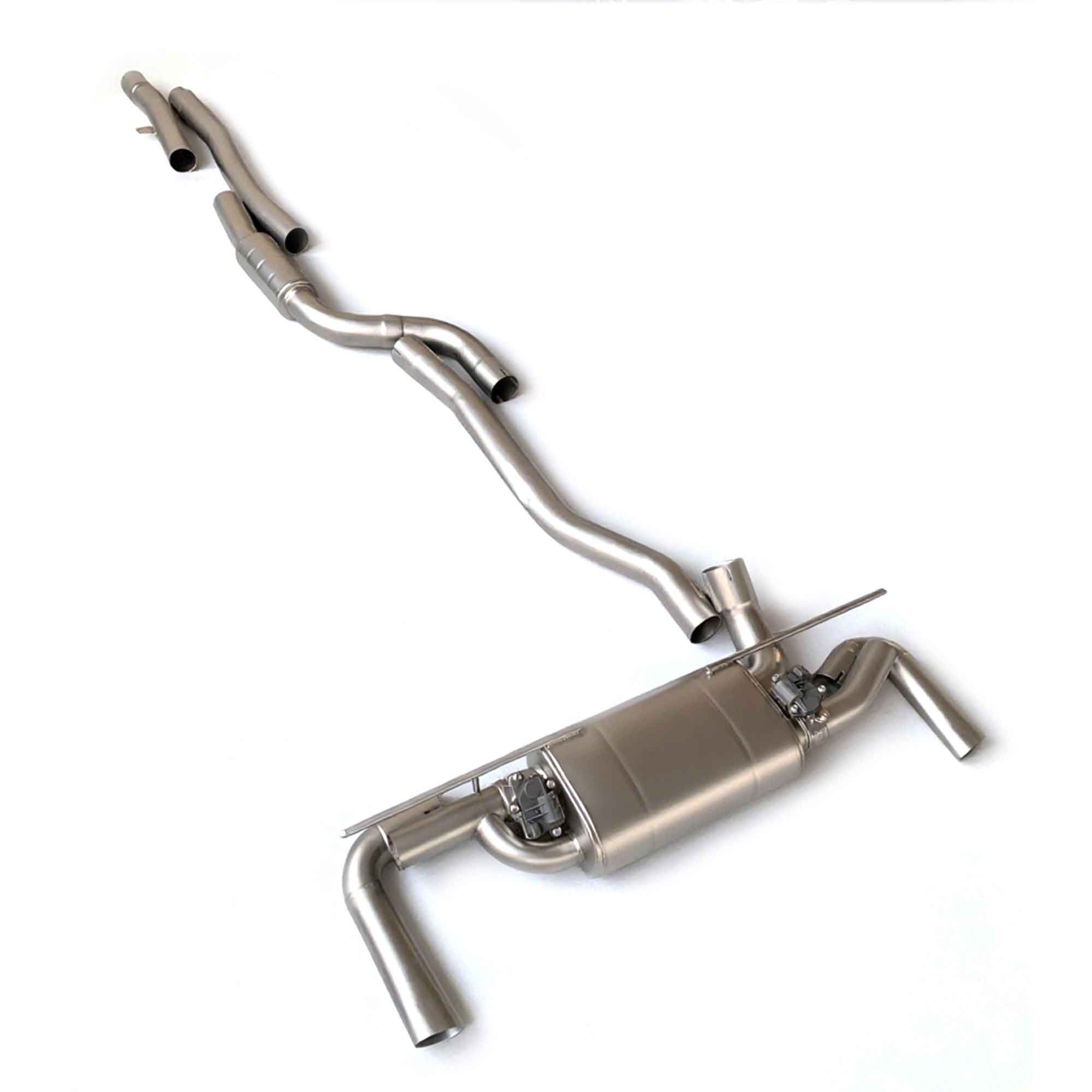 web3 BMW 740i 740Li G12 SUS304 Catback Exhaust System With Variable Valve & Remote Controller - Image 1