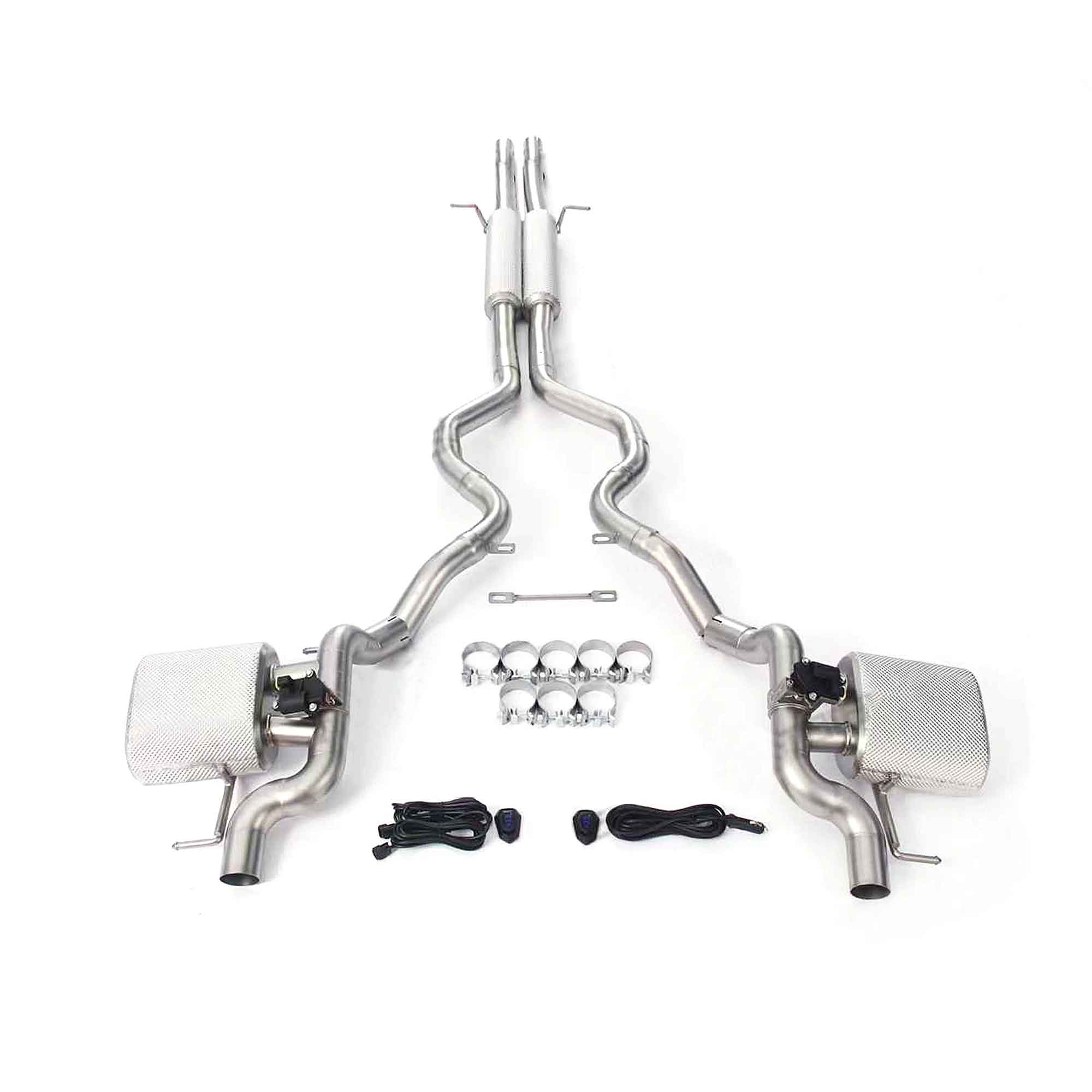 web3 CYT Performance Exhaust for Land Rover Range Rover 5.0T 2020 H pipe catback SUS304 Variable Exhaust Valve with Controller - Image 1