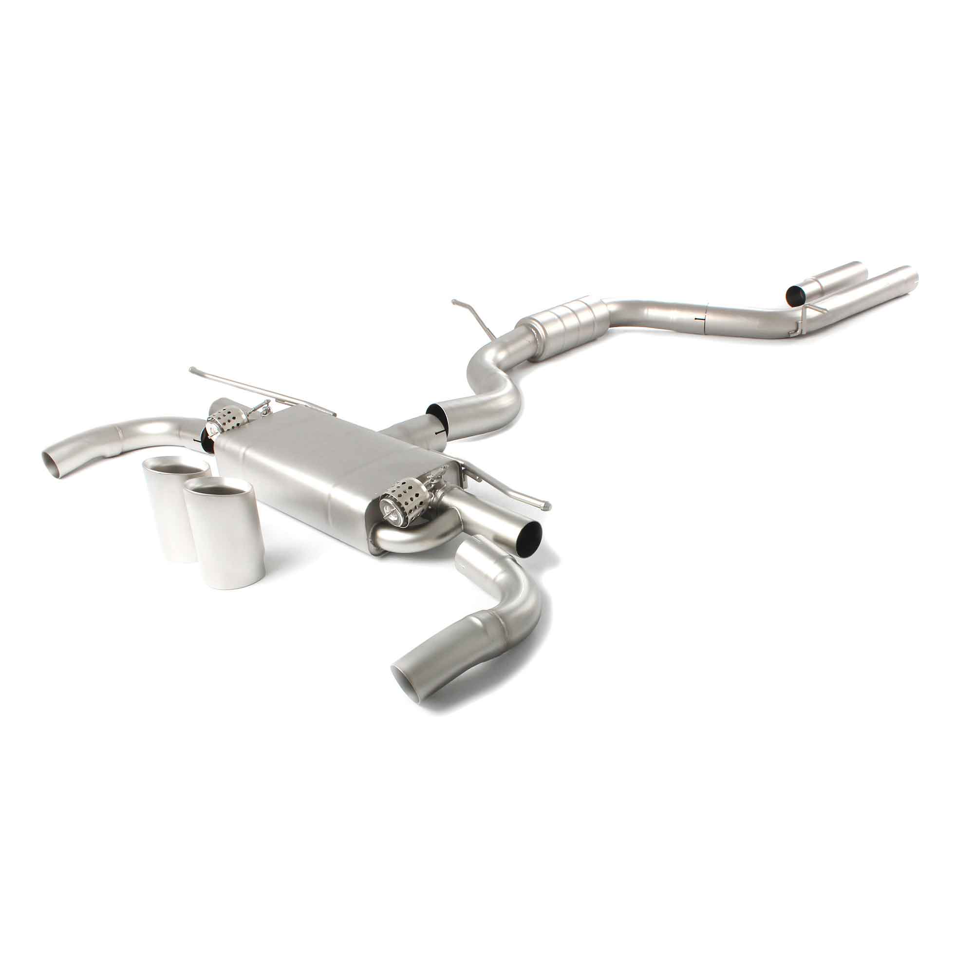 web4 CYT Performance Exhaust for VW Golf 8 GTI catback SUS304 Variable Exhaust Valve with Controller - Image 1