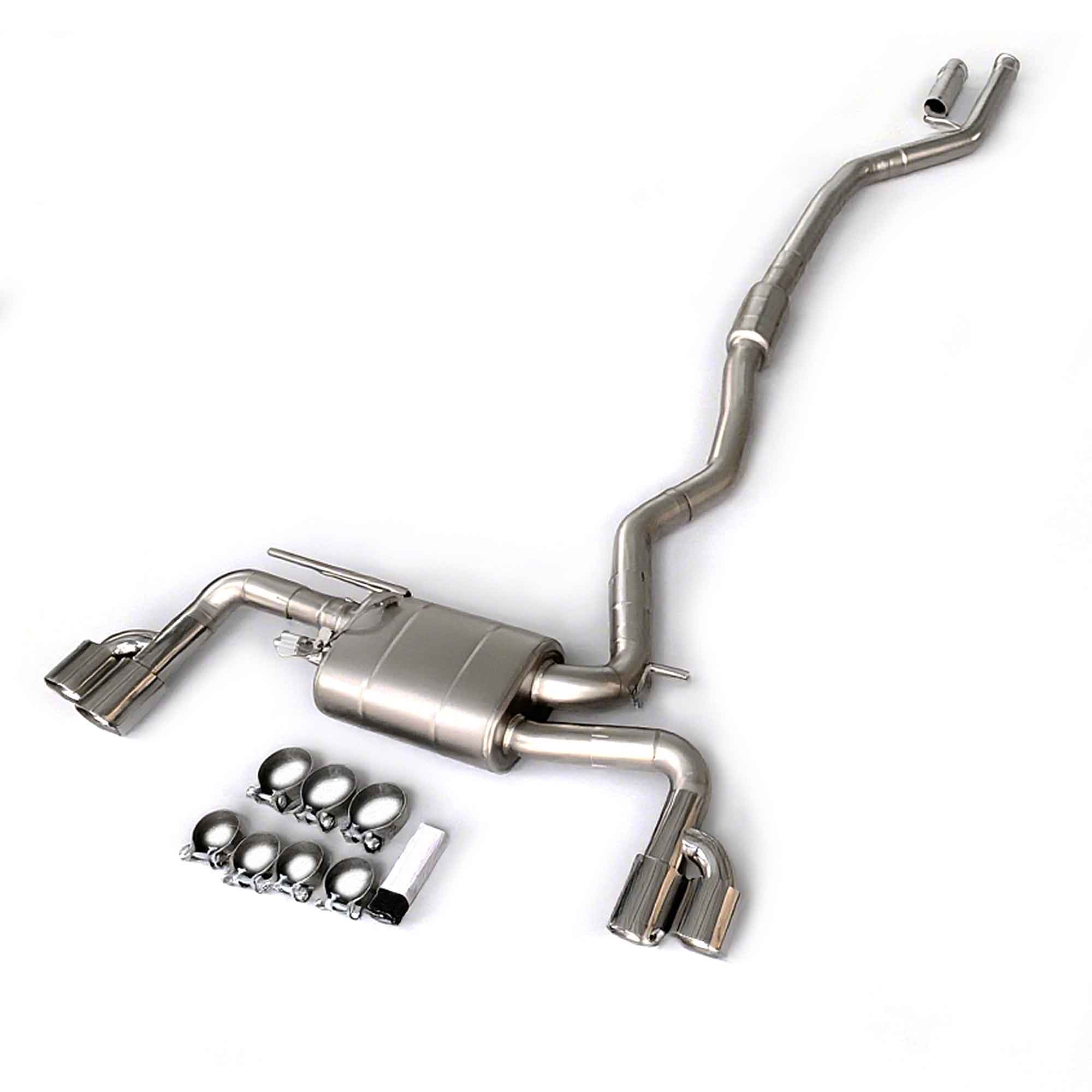web4 For BMW 420i 425i 430i N20 F32 B48 2.0T catback SUS304 Variable Exhaust Valve with Controller - Image 1