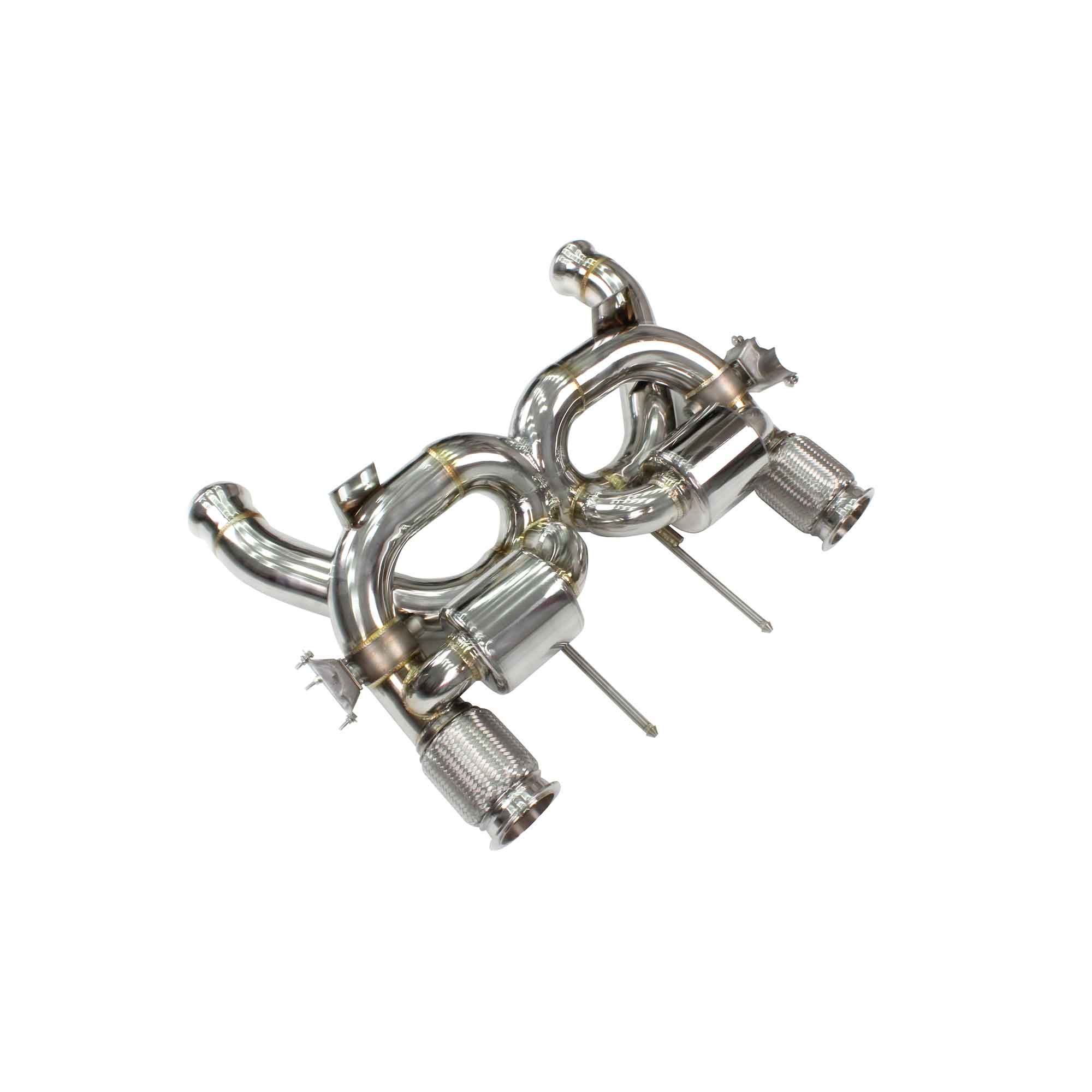 web4 CYT Performance Exhaust for McLaren 720S catback SUS304 Variable Exhaust Valve with Controller - Image 1