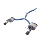 High Flow Exhaust System for Audi A4 catback Titanium Racing Grade pipe Direct Fit - Image 2