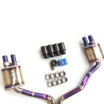 High Flow Exhaust System for Audi A6 A7 C7 Station Wagon 3.0T catback Titanium Racing Grade pipe with Valve Direct Fit - Image 5