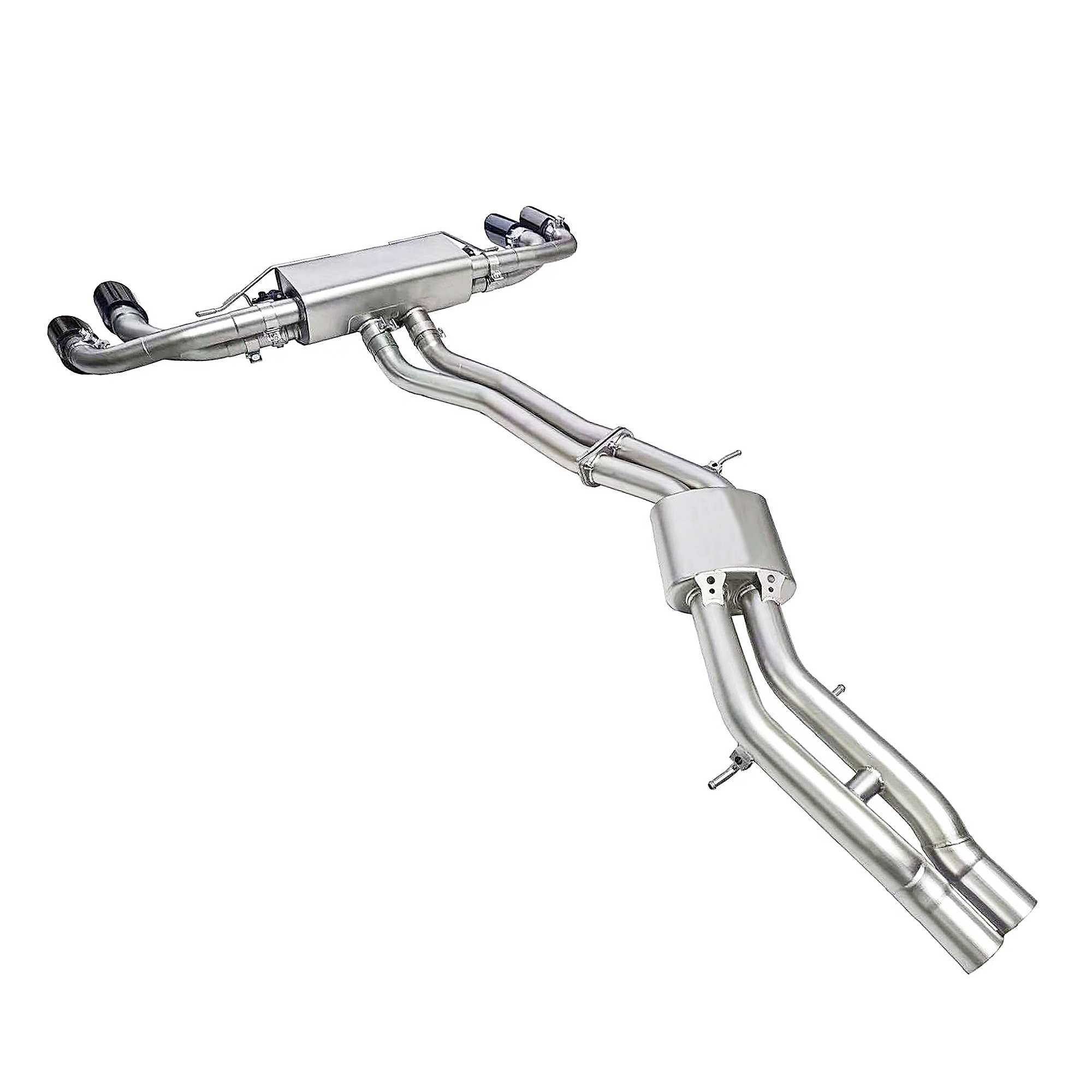 4 Performance Exhaust for Porsche Cayenne E3 9Y0 9YA 9YB catback SUS304 Variable Exhaust Valve with Controller - Image 1