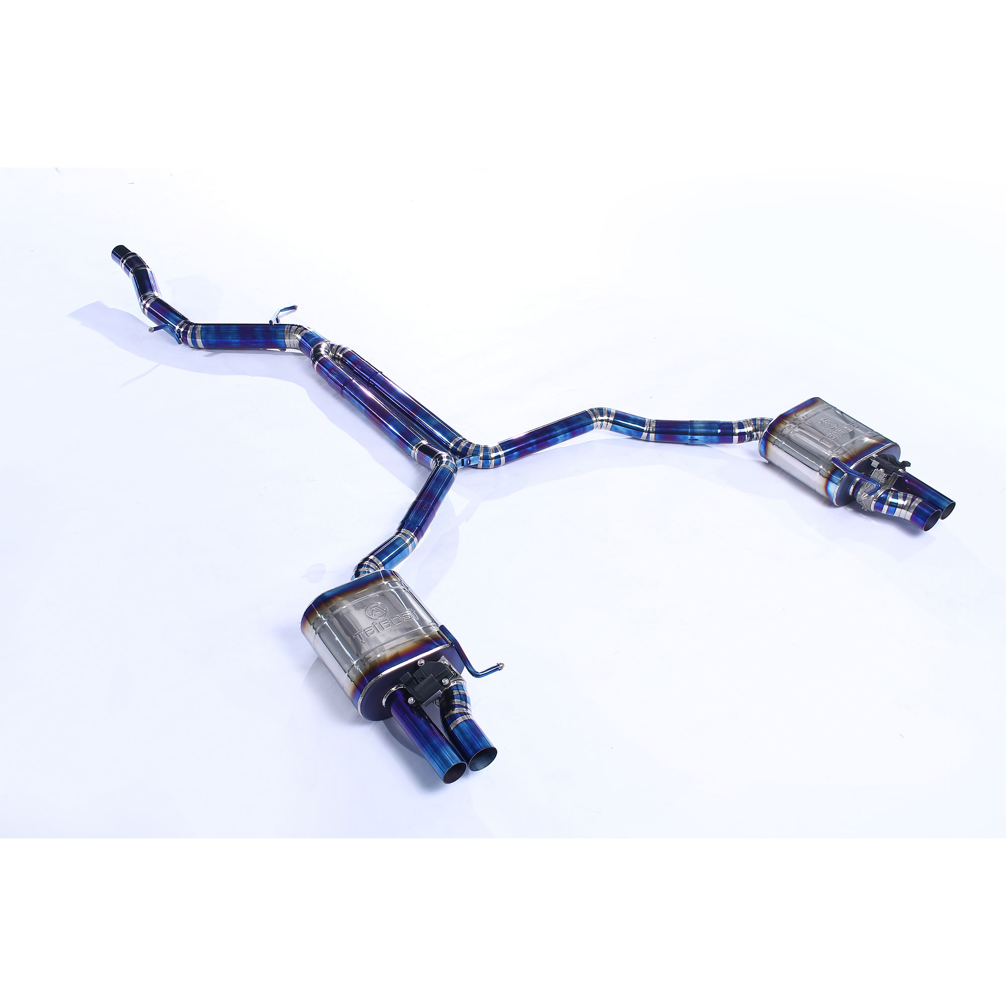 web1 Performance Exhaust for AUDI A7 2.0 Titanium catback Variable Exhaust Valve With Controller - Image 1