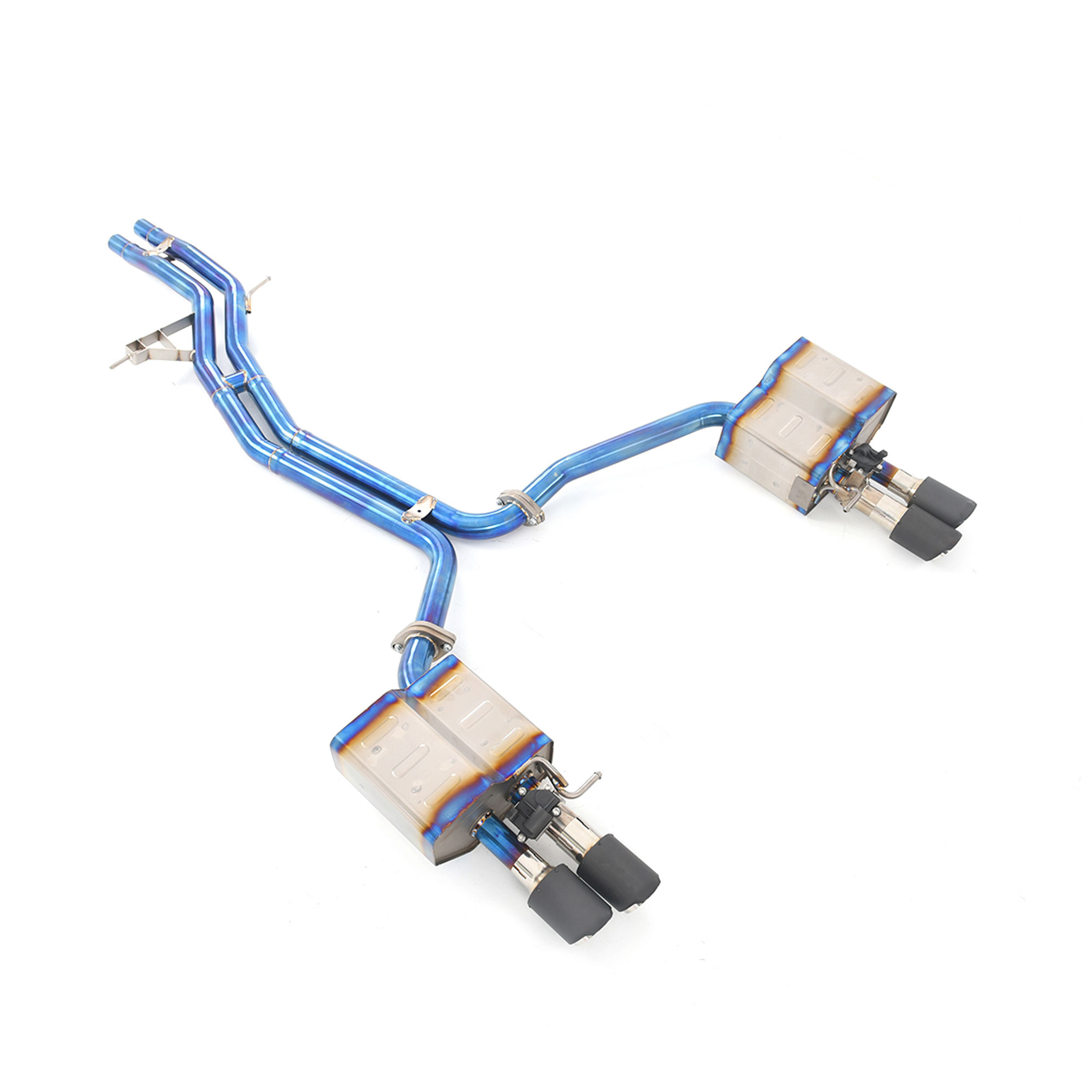 web1 Performance Exhaust for Audi S5 B8 Titanium catback Variable Exhaust Valve With Controller - Image 1