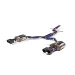 High Flow Exhaust System for Audi A6 2.0 catback Titanium Racing Grade pipe with Valve Direct Fit