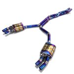 High Flow Exhaust System for Audi A8 3.0T D5 4N 2018+ catback Titanium Racing Grade pipe with Valve Direct Fit - Image 2