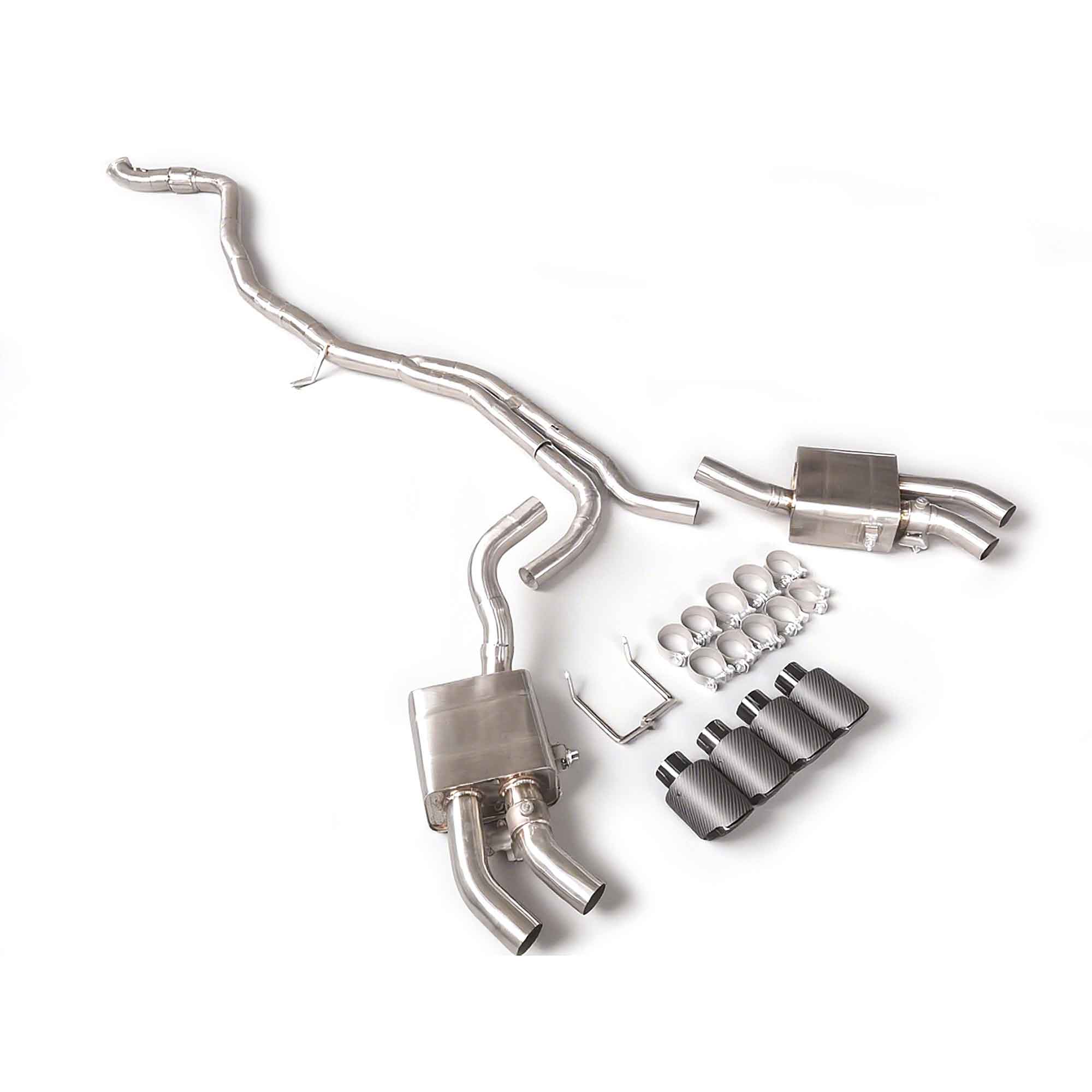 web1 Performance Exhaust for Porsche Macan 2.0T catback SUS304 Variable Exhaust Valve with Controller - Image 1