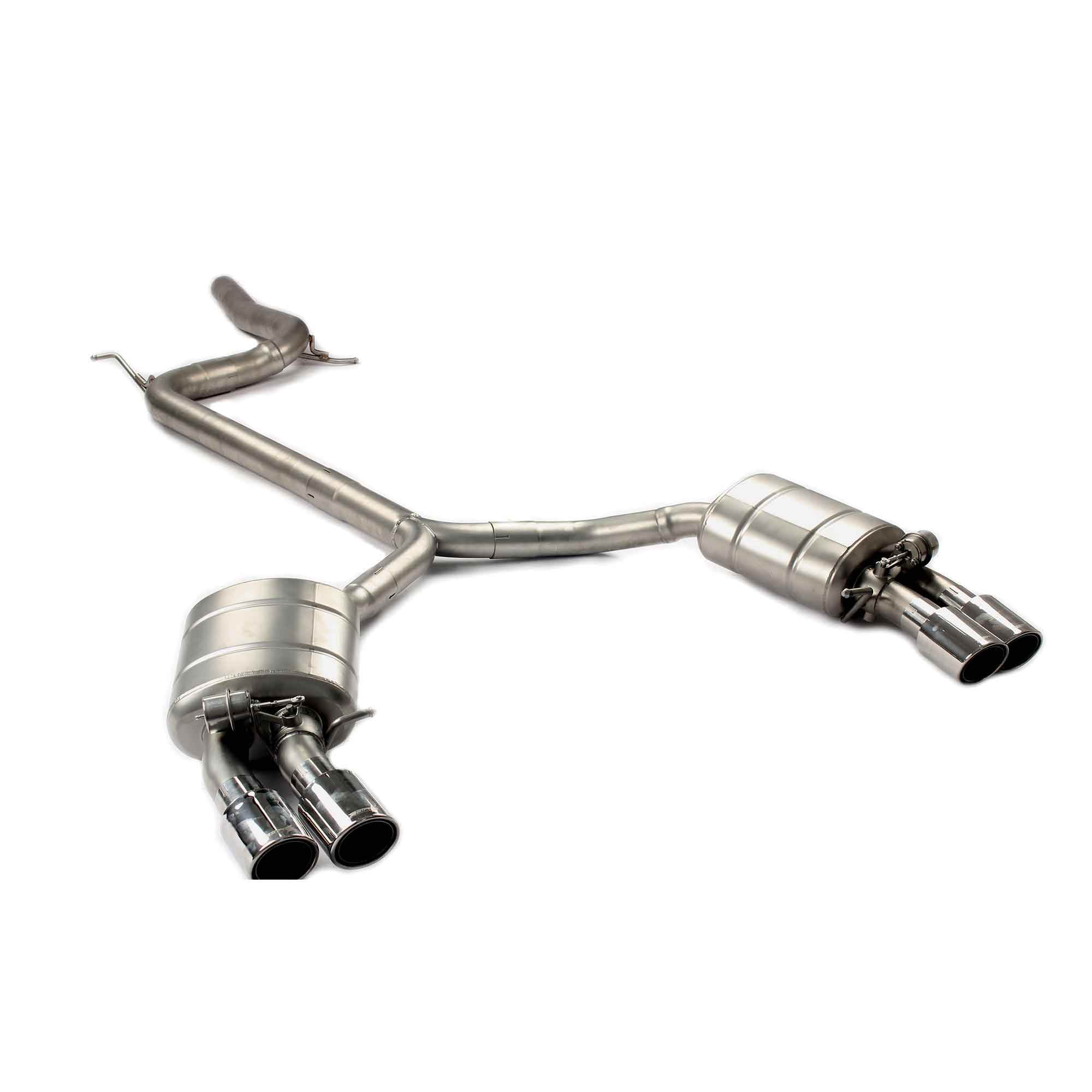 web1 Performance Exhaust for AUDI A4L B9 2017 catback SUS304 Variable Exhaust Valve with Controller - Image 1