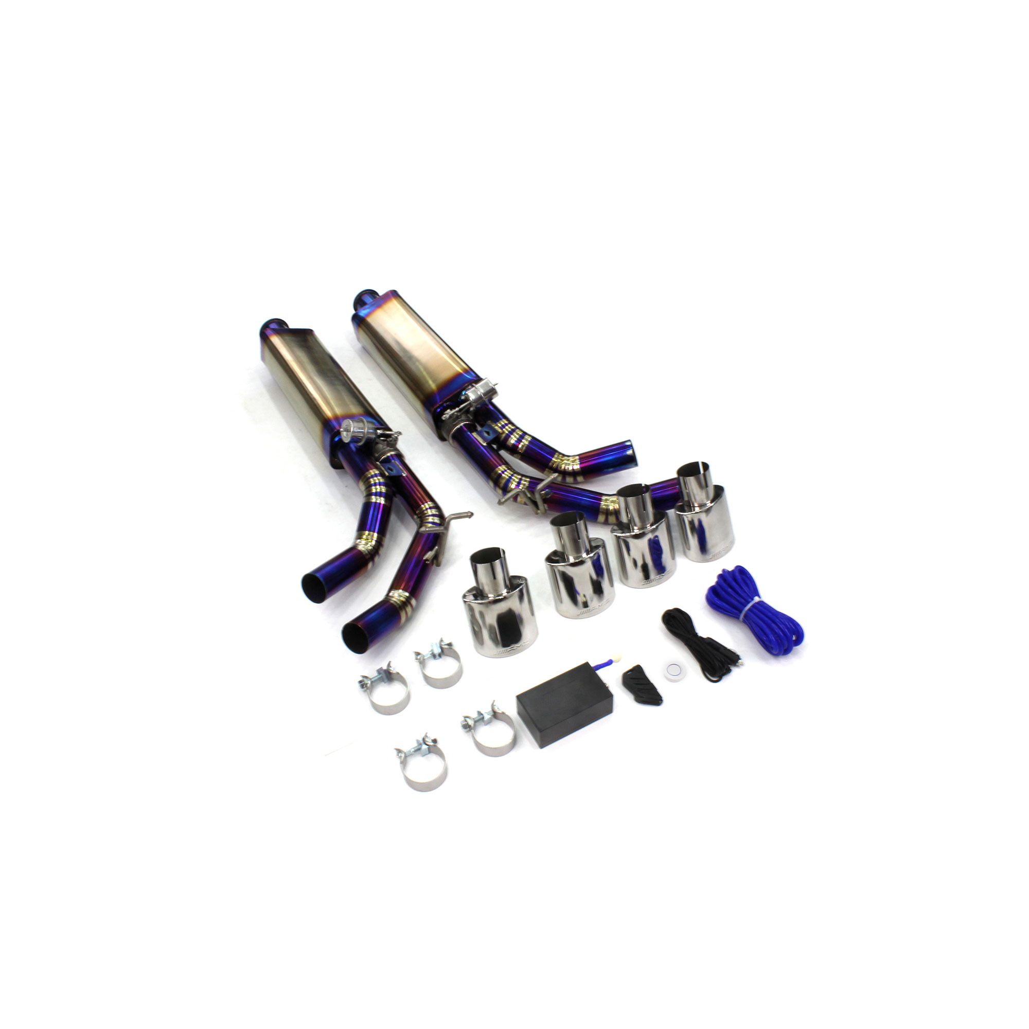 web1 Performance Exhaust for Mercedes-Benz G500 G550 W464 Titanium catback Variable Exhaust Valve With Controller - Image 1