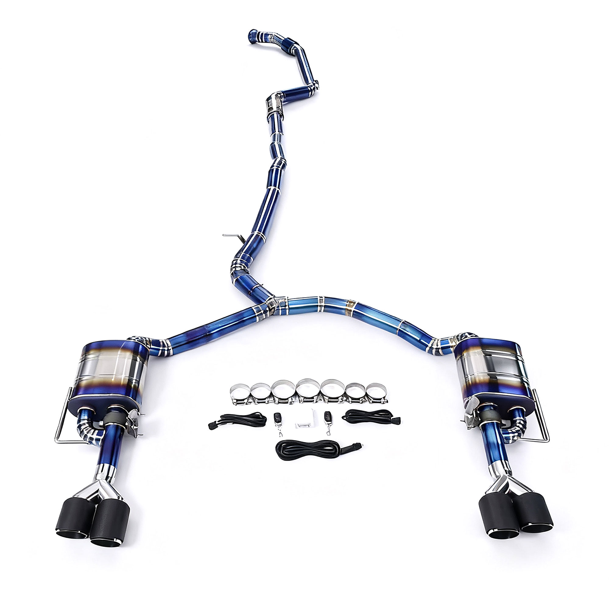 web1 Performance Exhaust for Mercedes-AMG GT50 53 3.0T Titanium catback Variable Exhaust Valve With Controller - Image 1