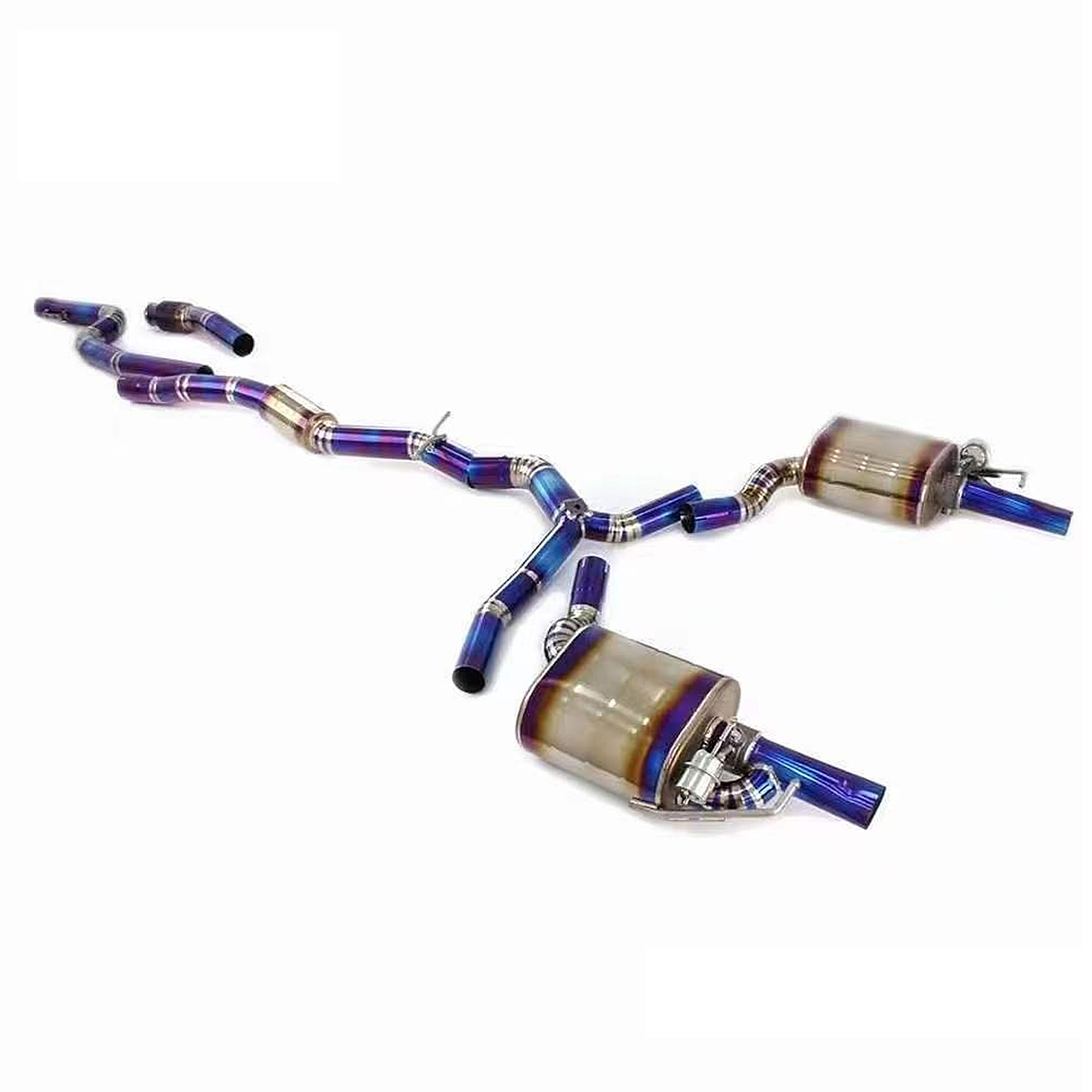 web1 Performance Exhaust for Mercedes BENZ E200 E260 E300 W213 Titanium catback Variable Exhaust Valve With Controller - Image 1