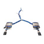 High Flow Exhaust System for Audi A4 catback Titanium Racing Grade pipe Direct Fit