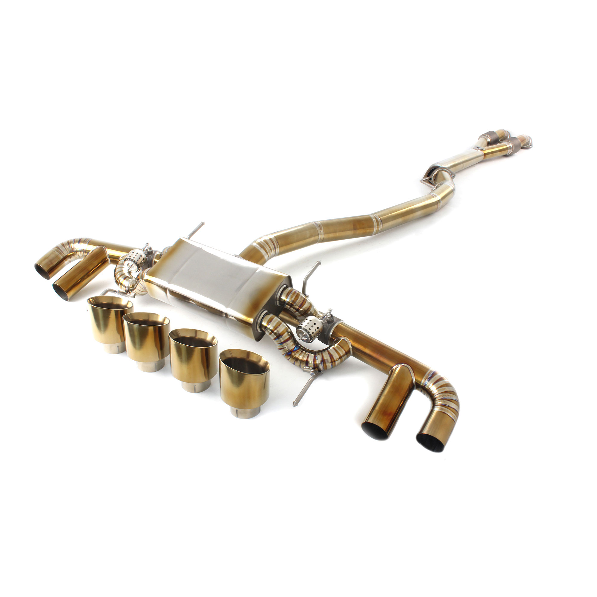 web2 Performance Exhaust for Nissan GT-R R35 3.8 TA1 Y pipe catback Variable Exhaust Valve With Controller - Image 1