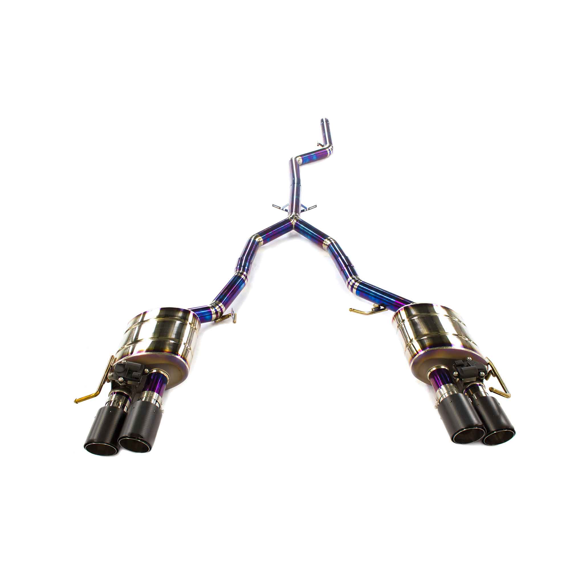 web3 Performance Exhaust for BMW Z4 Titanium catback Variable Exhaust Valve With Controller - Image 1