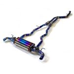 High Flow Exhaust System for Audi A6L 2.0T catback Titanium Racing Grade pipe with Valve Direct Fit