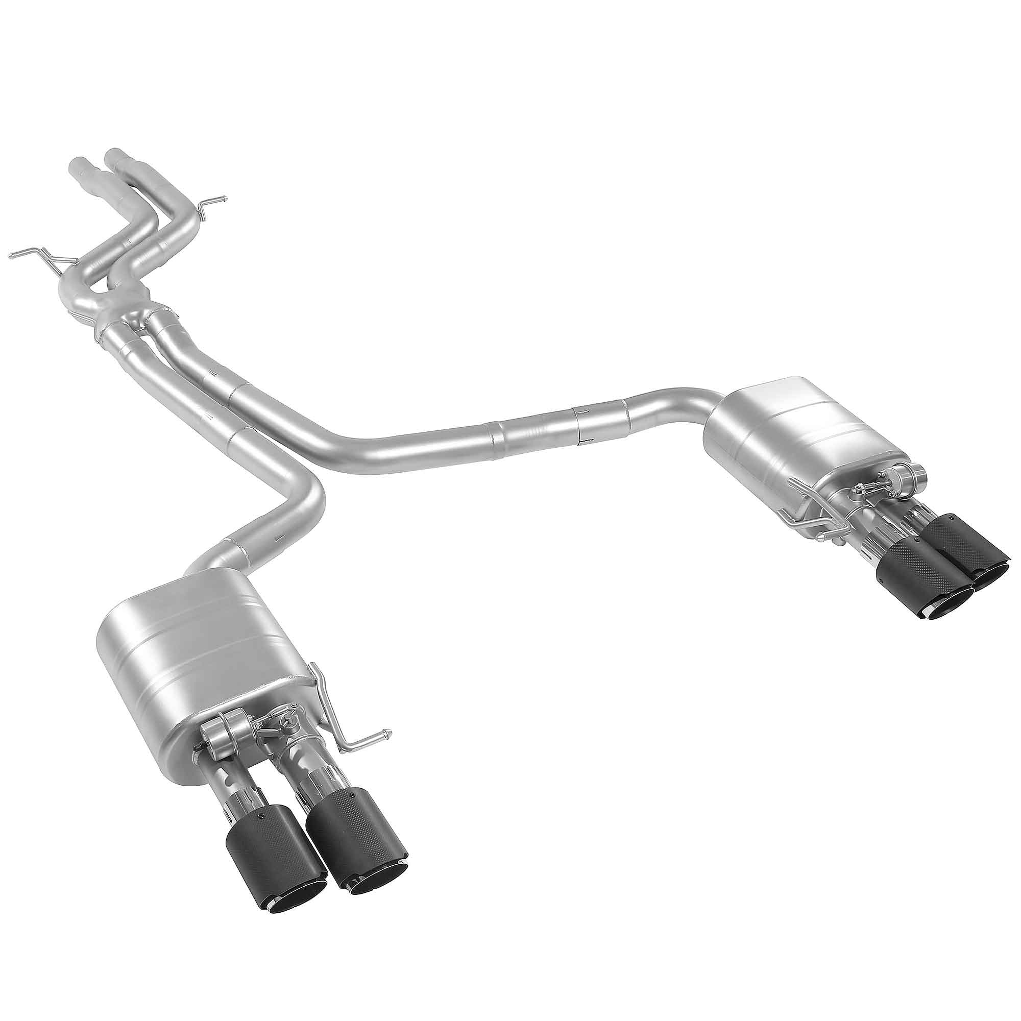 web3 Performance Exhaust for Audi S4 S5 B8 3.0T 2008-2016 catback SUS304 Variable Exhaust Valve with Controller - Image 1