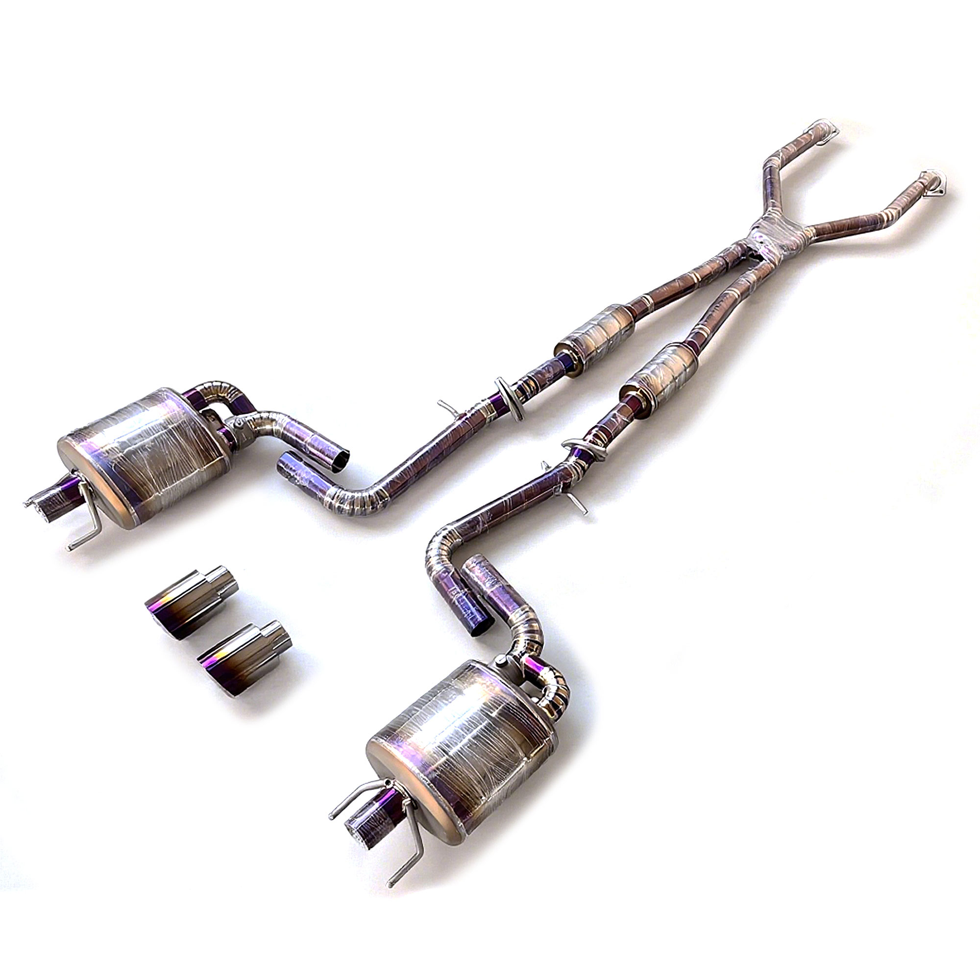 web3 Performance Exhaust for Lexus IS250 IS300 IS350 Titanium catback Variable Exhaust Valve With Controller - Image 1