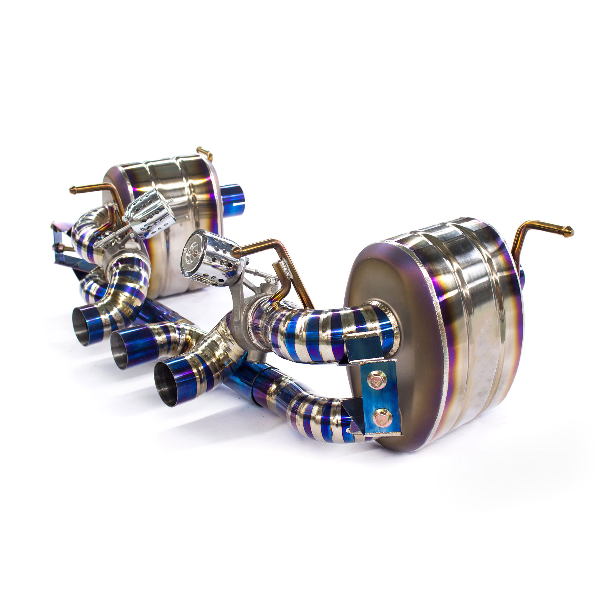 web3 Performance Exhaust for Ferrari 458 Italia Titanium catback Variable Exhaust Valve With Controller - Image 1