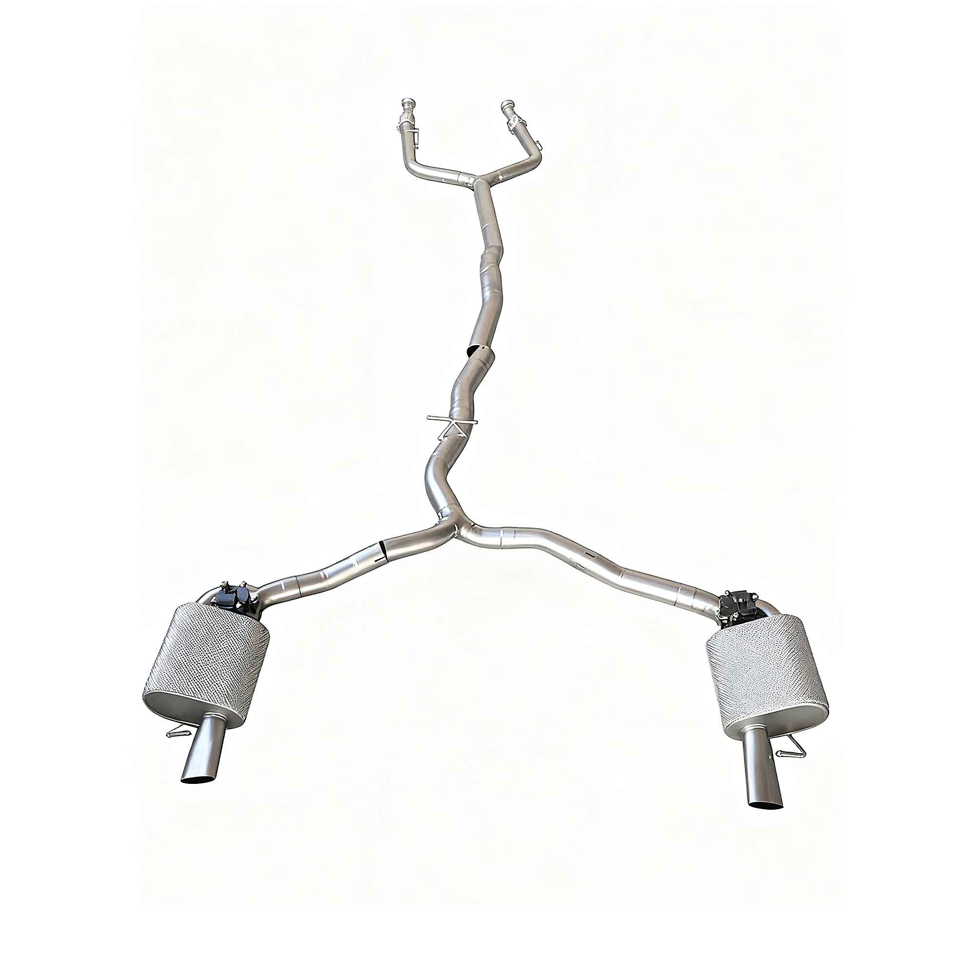web4 Performance Exhaust for Mercedes BENZ AMG C43 E43 W205 3.0T catback SUS304 Variable Exhaust Valve with Controller - Image 1