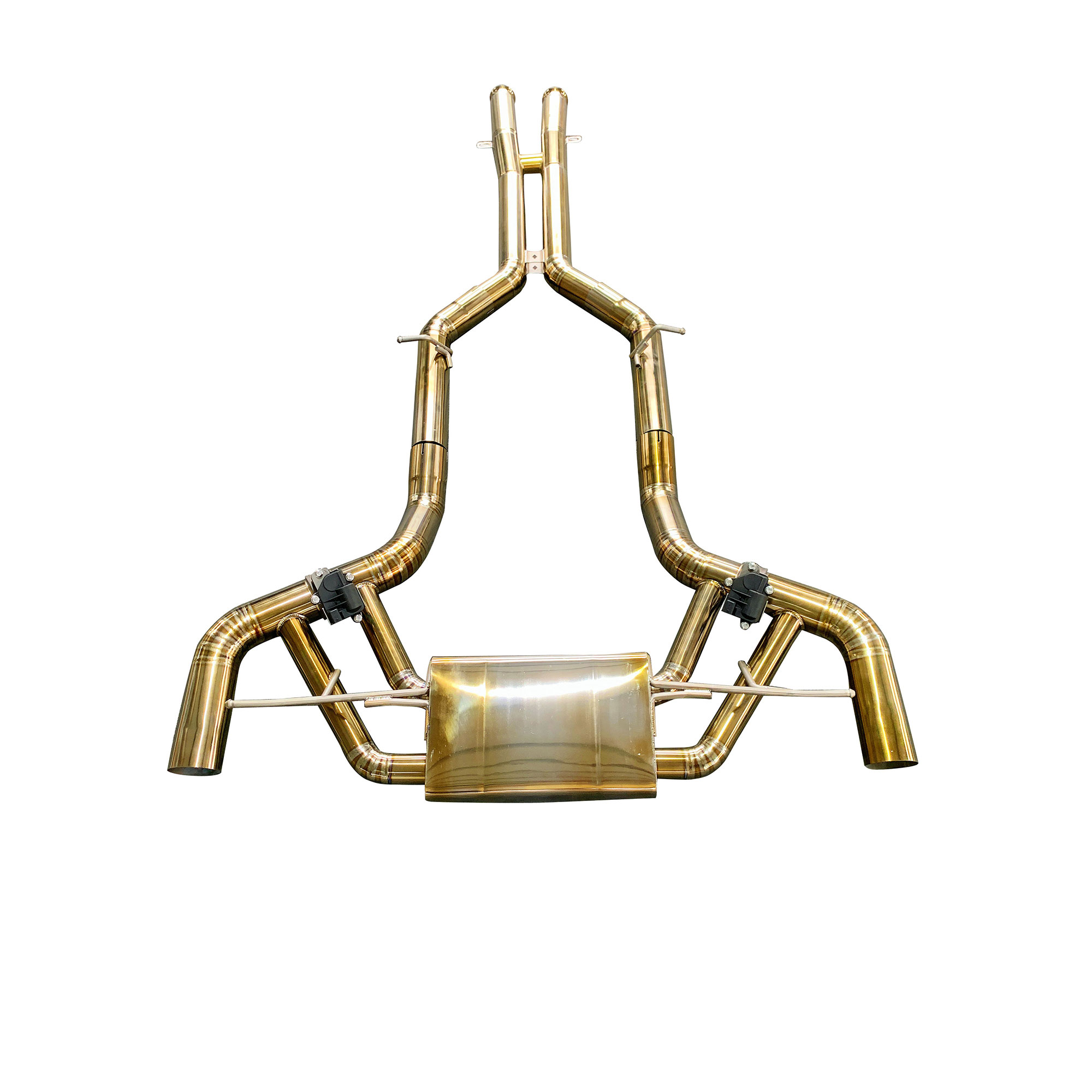 web4 Performance Exhaust for Mercedes AMG GT Titanium catback Variable Exhaust Valve With Controller - Image 1