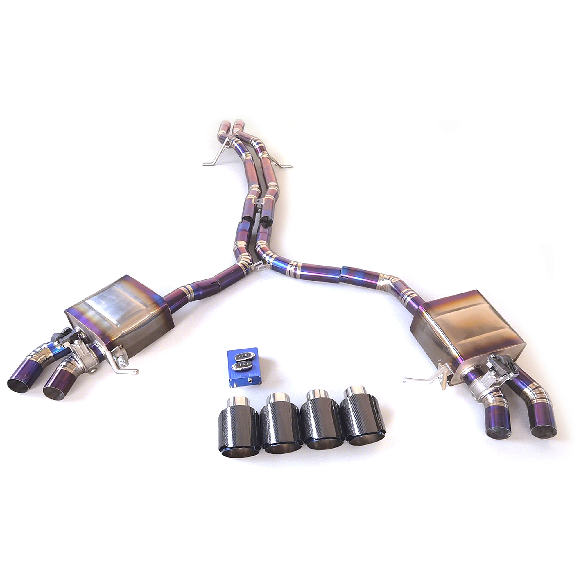 web4 Performance Exhaust for Porsche Macan S 95B 3.0T Titanium catback Variable Exhaust Valve With Controller - Image 1