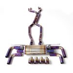 Performance Exhaust for Porsche Cayenne 958 Turbo 4.8T  Titanium catback Variable Exhaust Valve With Controller