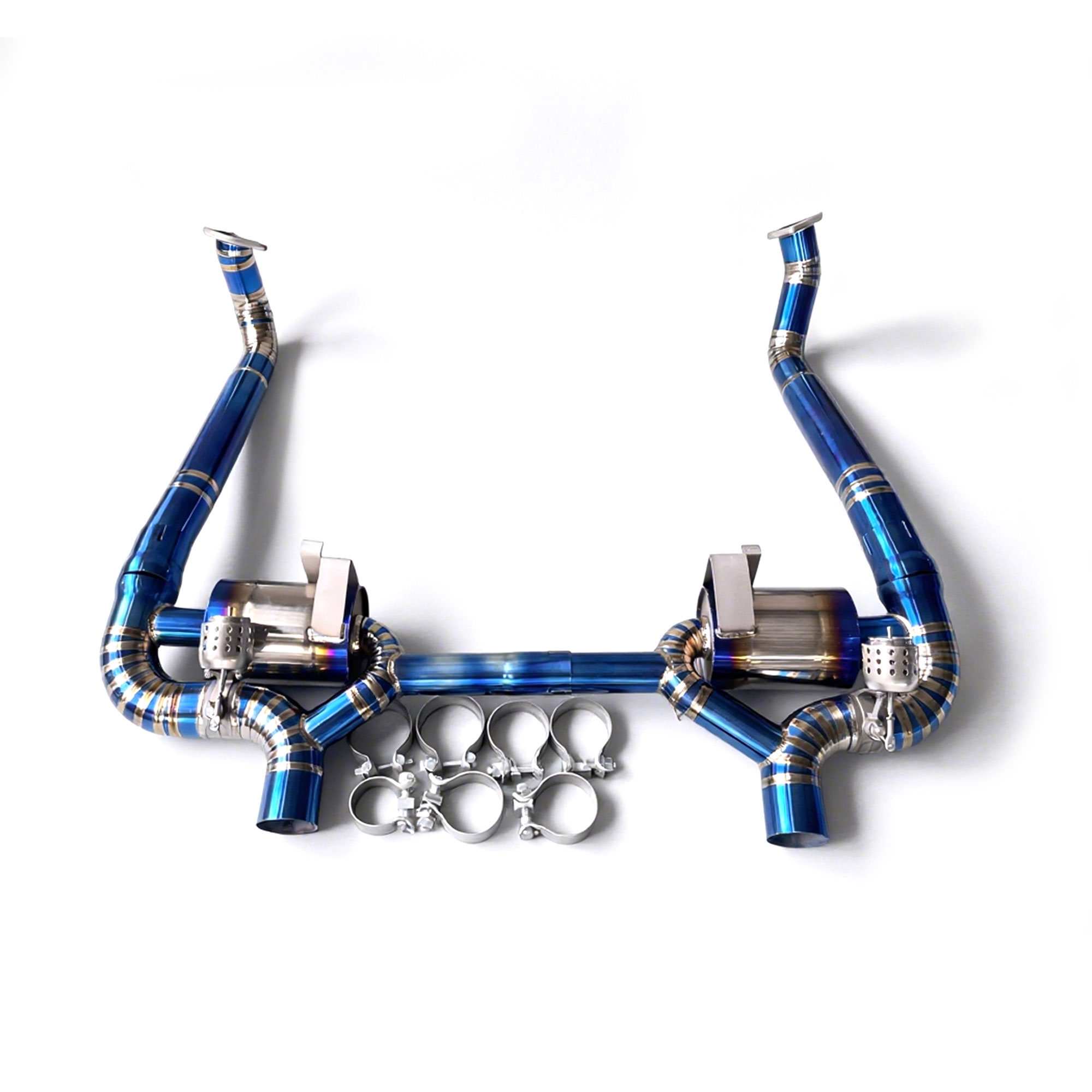 web4 Performance Exhaust for Porsche 718 Cayman GT4 4.0T 2019+ Titanium catback Variable Exhaust Valve With Controller - Image 1