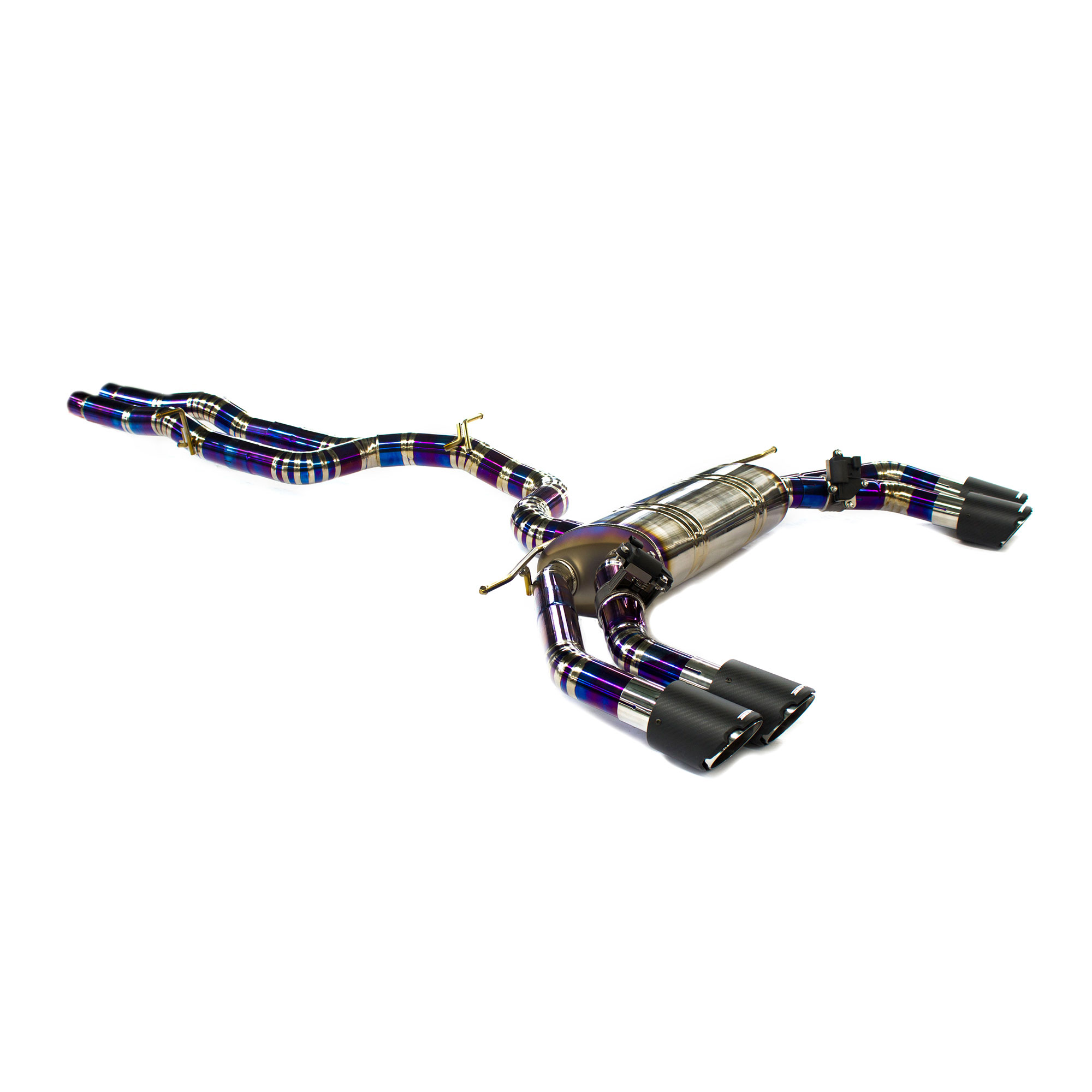 web4 Performance Exhaust for Audi RS3 Titanium catback Variable Exhaust Valve With Controller - Image 1
