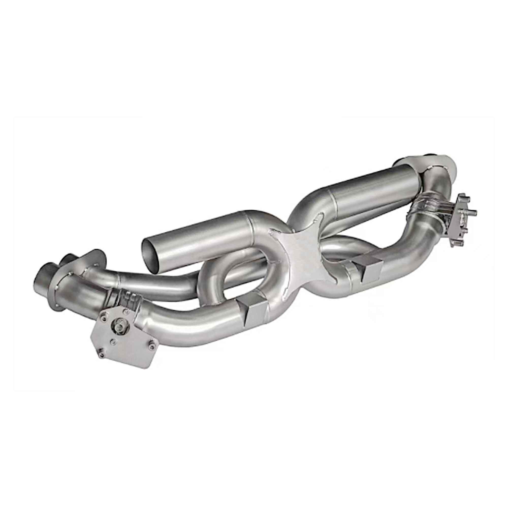 web4 Performance Exhaust for Porsche 991 992 Turbo S 2018+ catback SUS304 Variable Exhaust Valve with Controller - Image 1