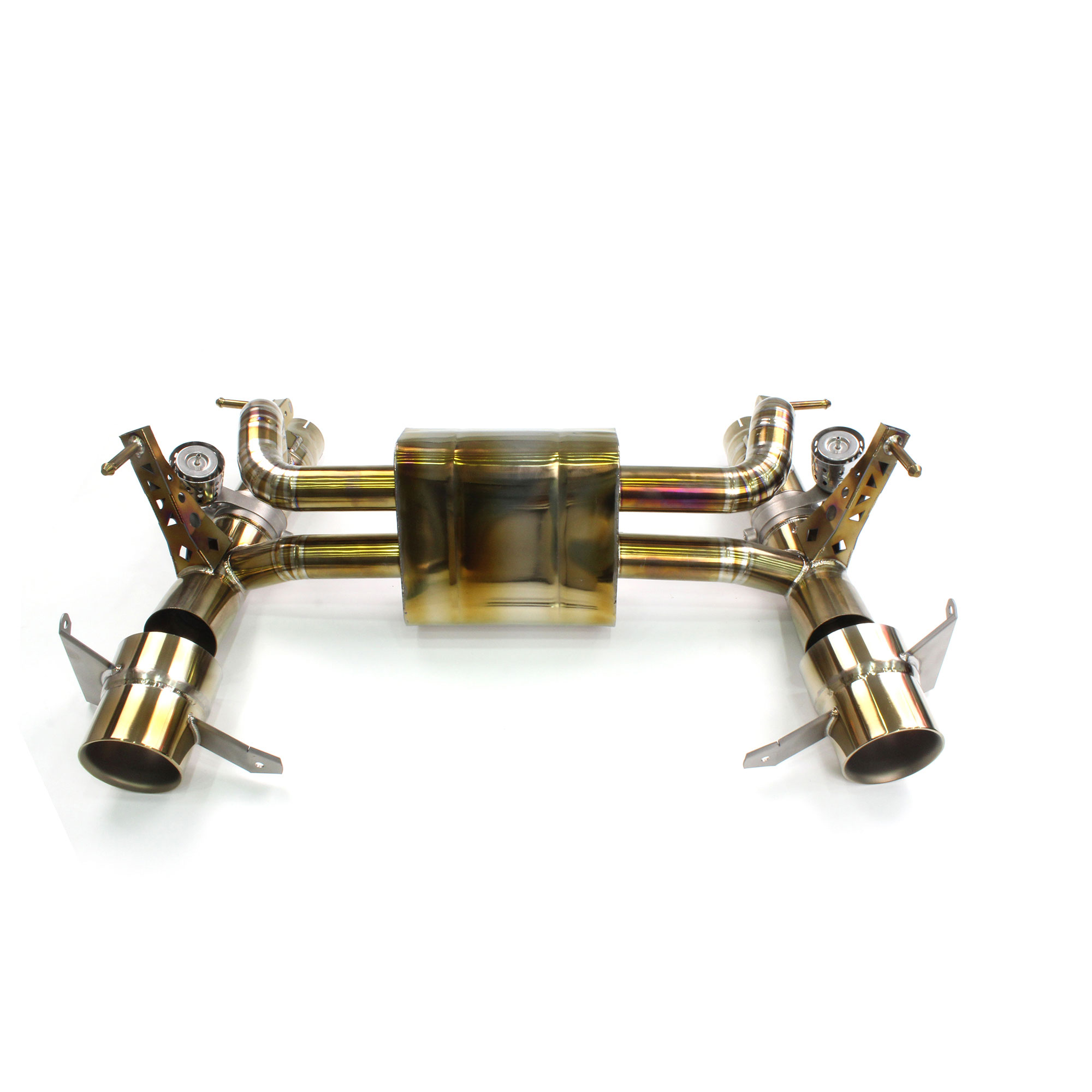 web4 Performance Exhaust for Ferrari 488 GTB Spider Pista F142M Titanium catback Variable Exhaust Valve With Controller - Image 1