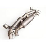 High Flow Exhaust System for Porsche 911 992 Turbo S 3.8T 2018+ catback Titanium Racing Grade pipe with Valve Direct Fit - Image 4