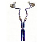 High Flow Exhaust System for Dodge Challenger 3.6L V6 catback Titanium Racing Grade pipe with Valve Direct Fit