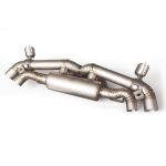 High Flow Exhaust System for Porsche 911 992 Turbo S 3.8T 2018+ catback Titanium Racing Grade pipe with Valve Direct Fit - Image 2